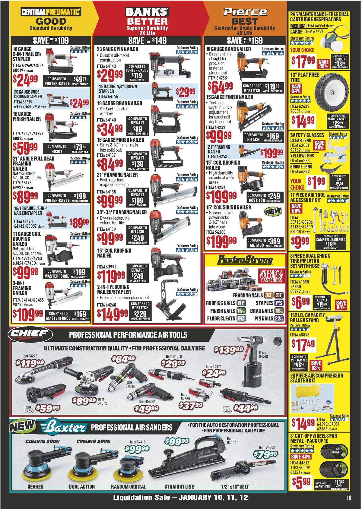 Harbor Freight Tools Weekly Ad from January 1