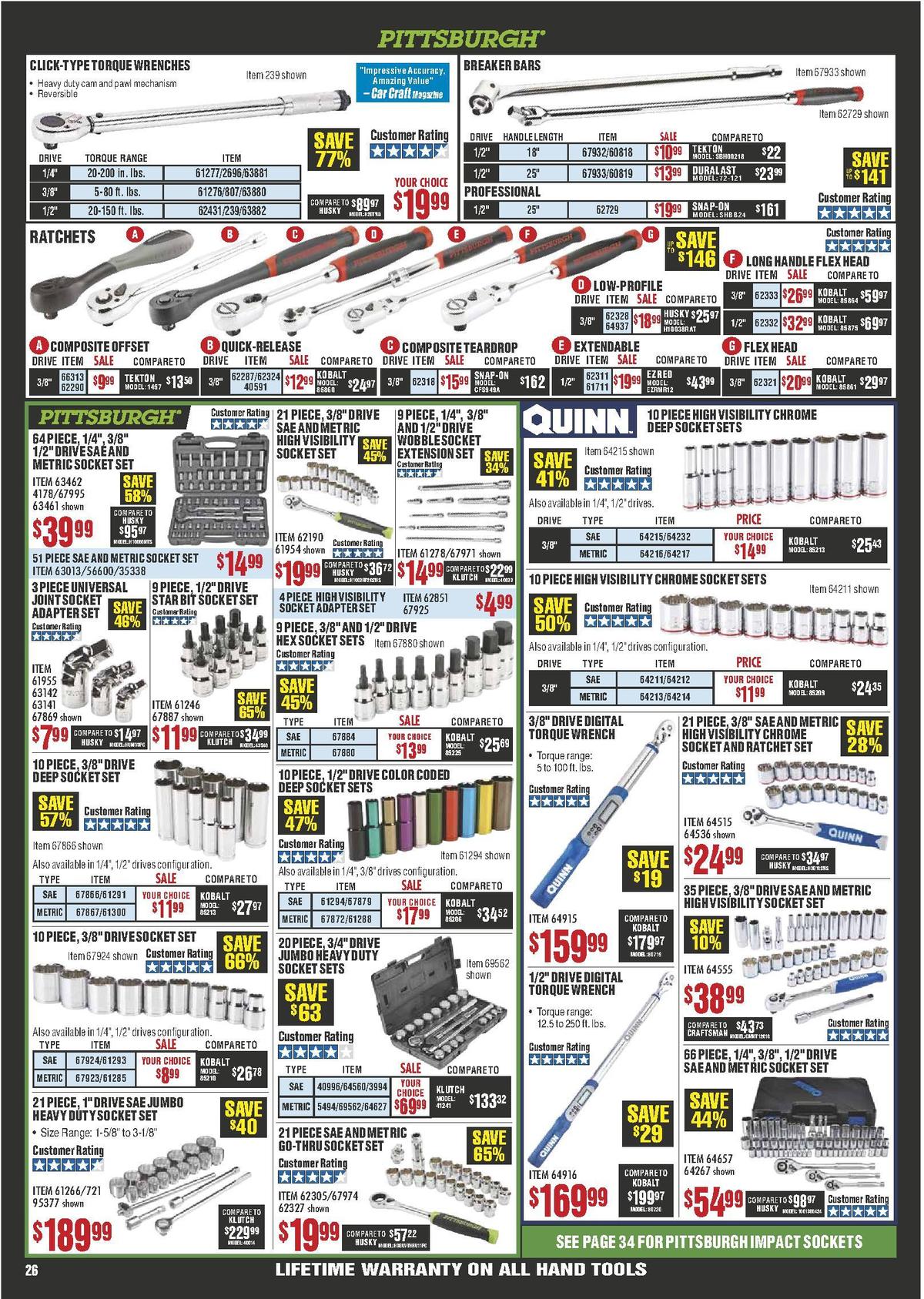 Harbor Freight Tools Weekly Ad from January 1