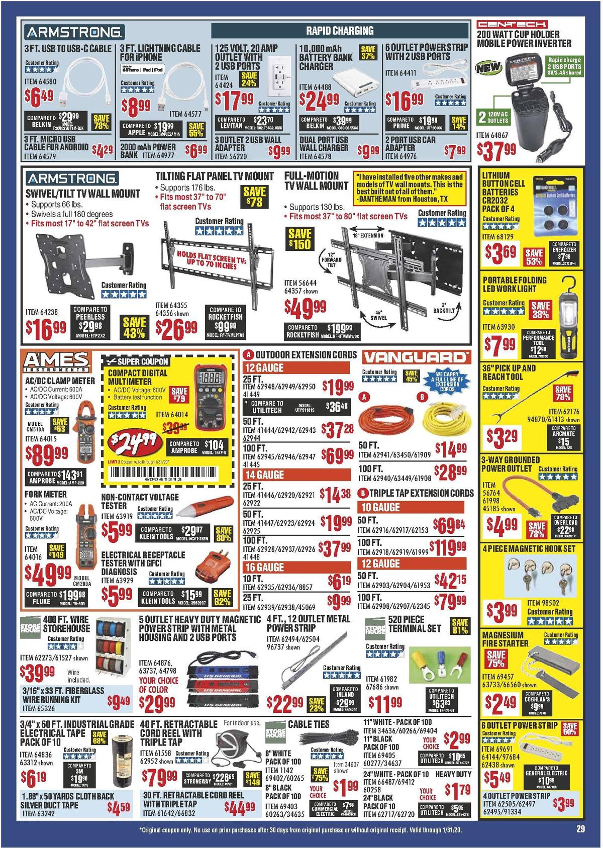 Harbor Freight Tools Weekly Ad from January 1