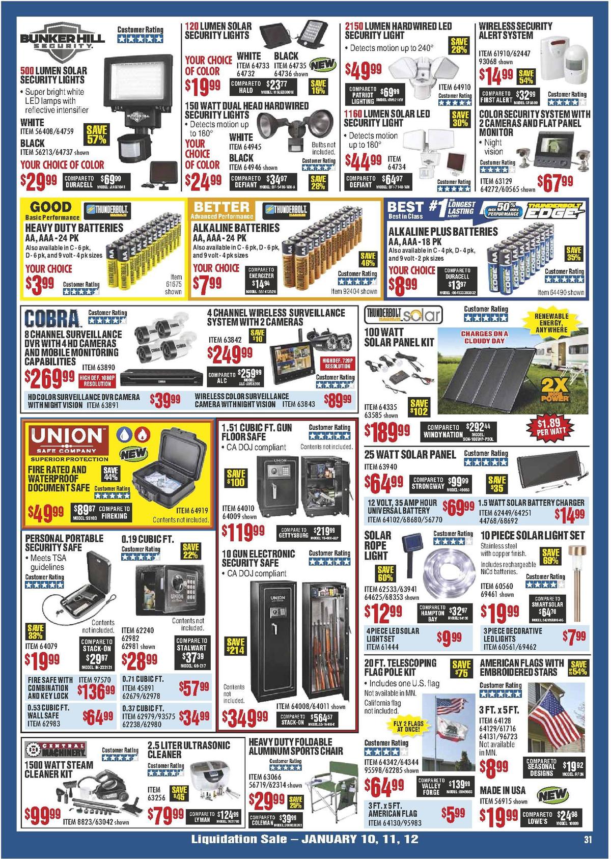 Harbor Freight Tools Weekly Ad from January 1