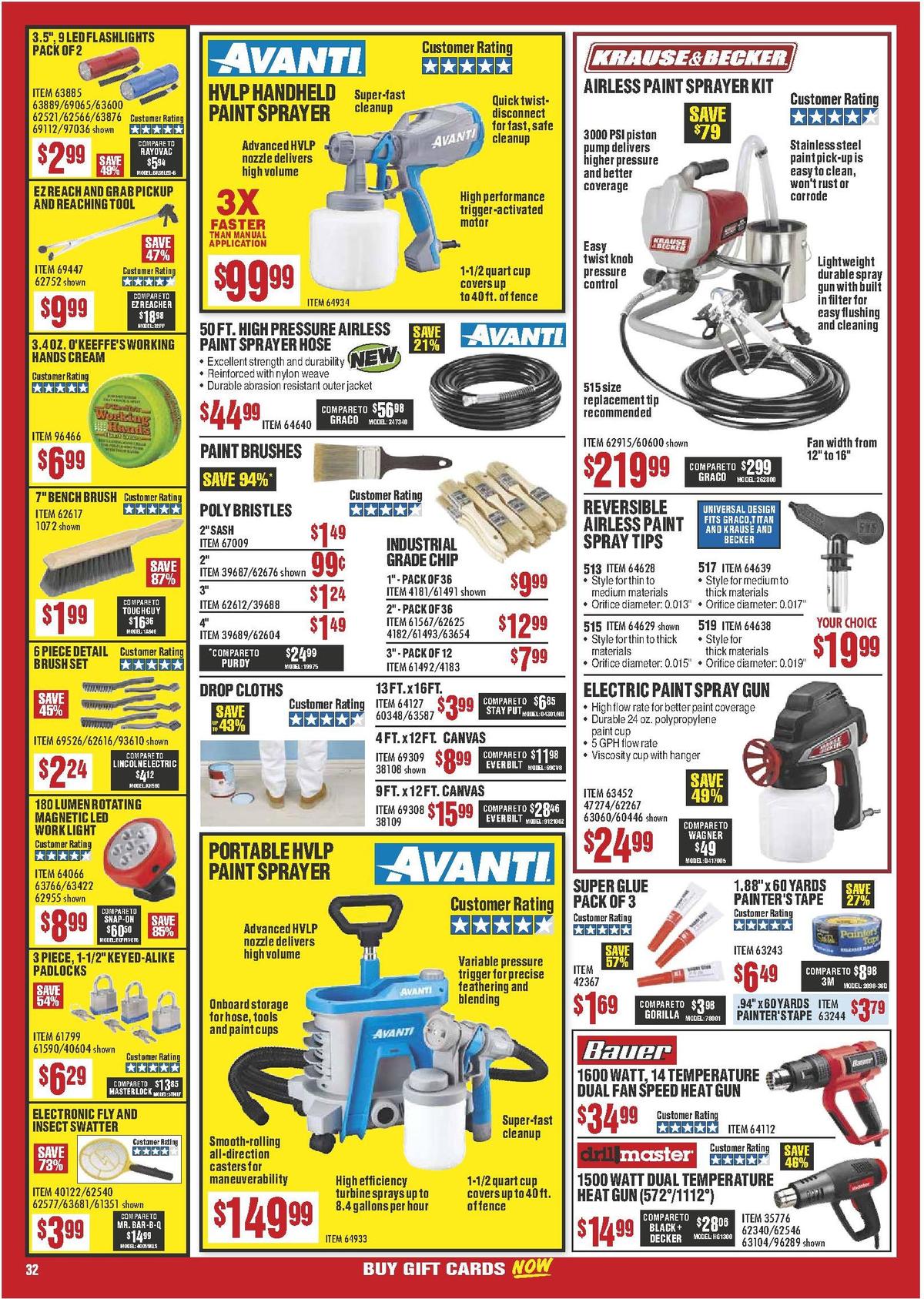 Harbor Freight Tools Weekly Ad from January 1