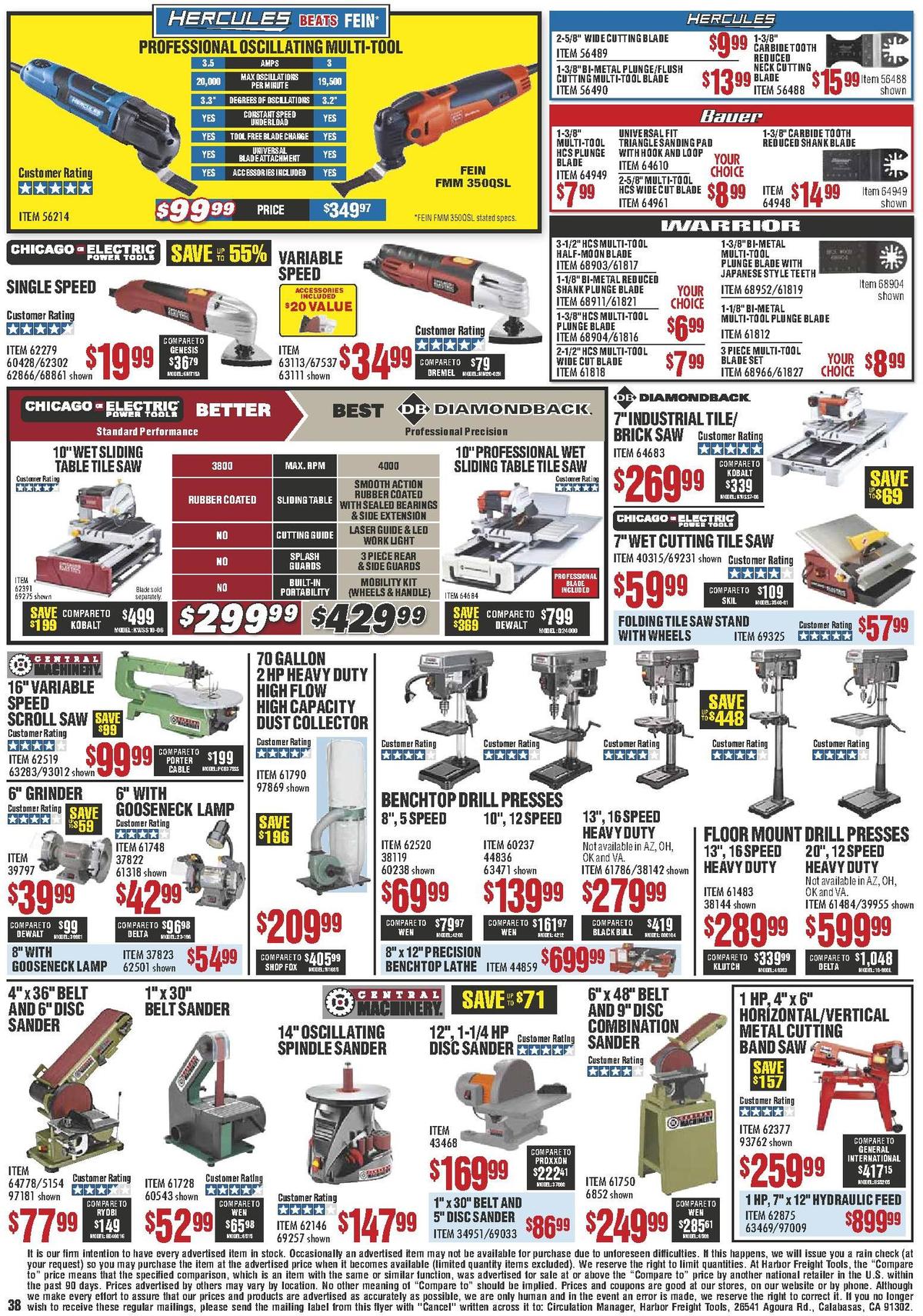 Harbor Freight Tools Weekly Ad from January 1