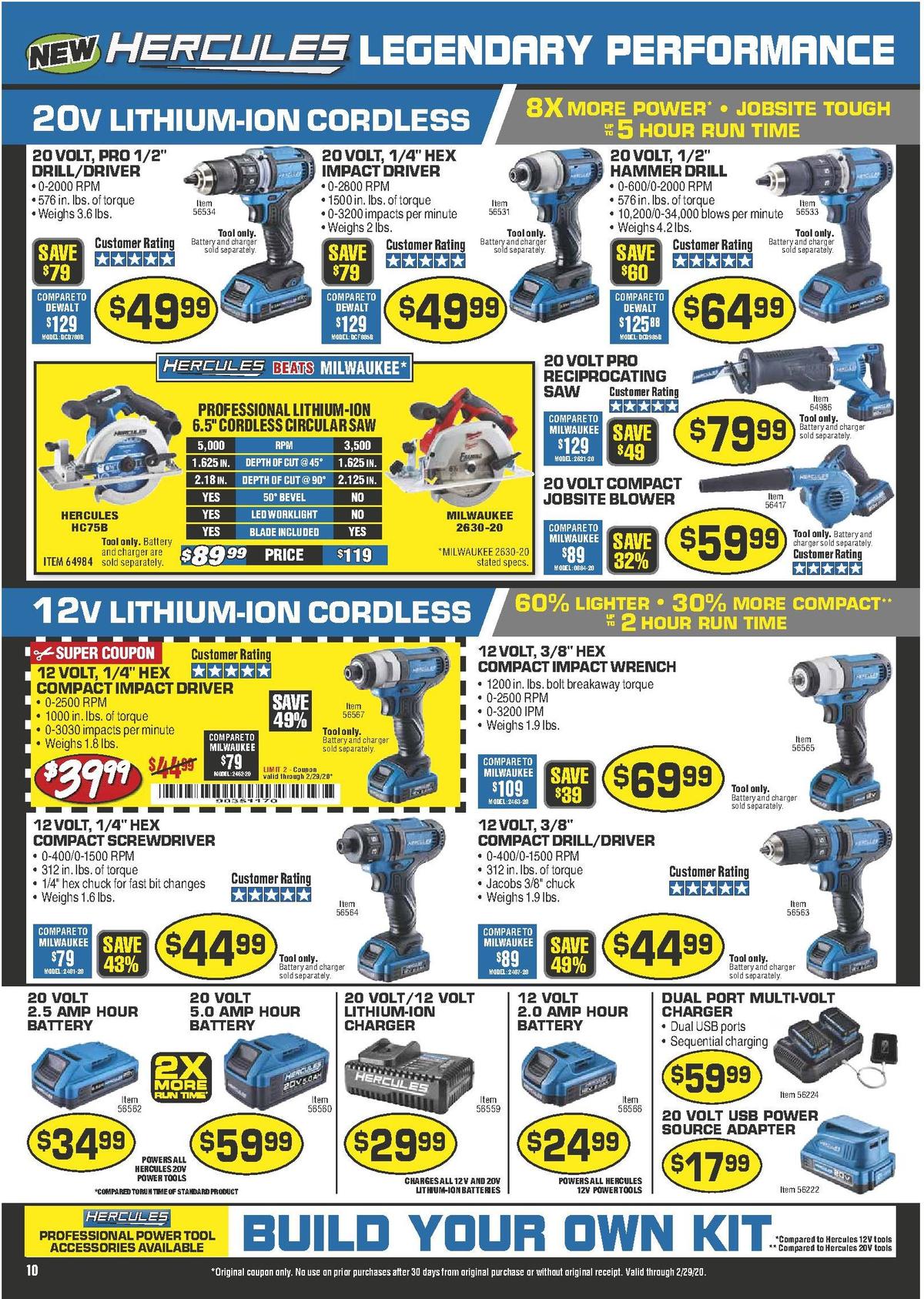 Harbor Freight Tools Weekly Ad from February 1