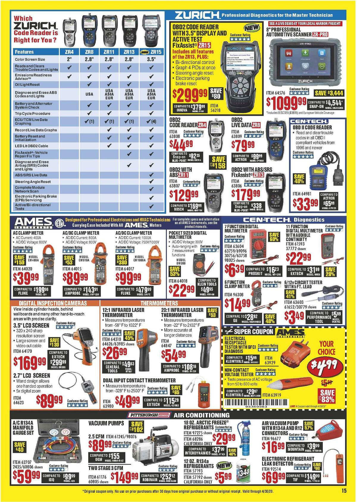 Harbor Freight Tools Weekly Ad from April 1