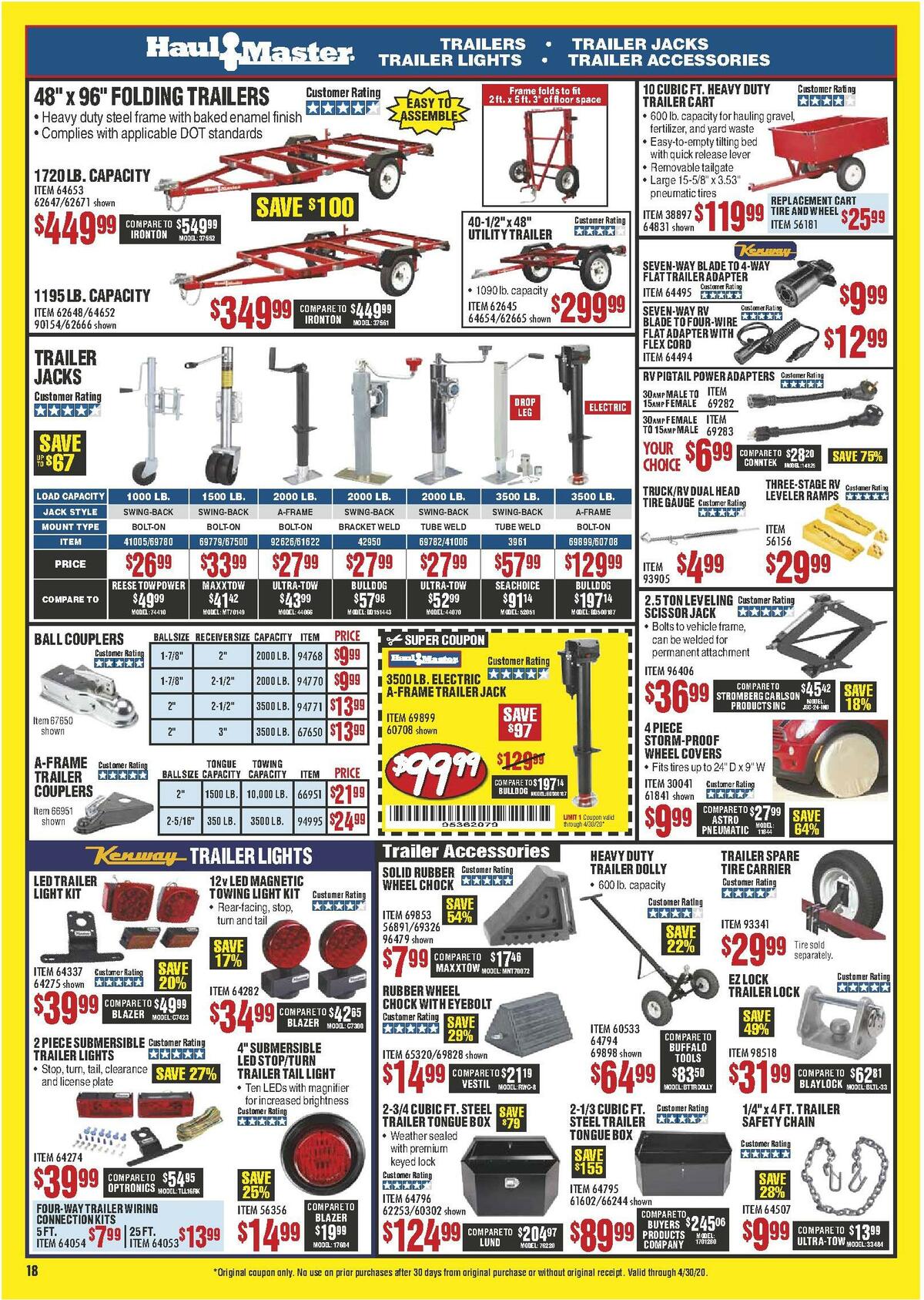 Harbor Freight Tools Weekly Ad from April 1