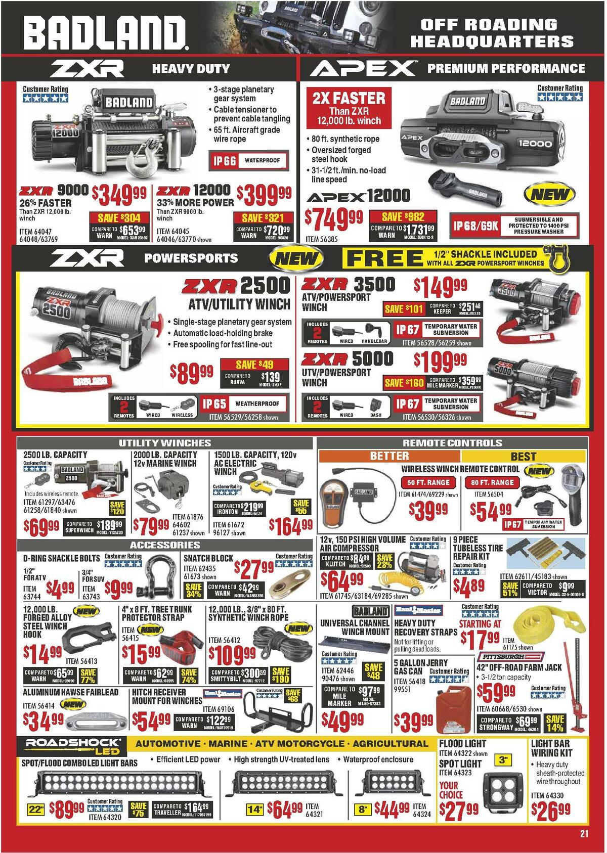 Harbor Freight Tools Weekly Ad from April 1