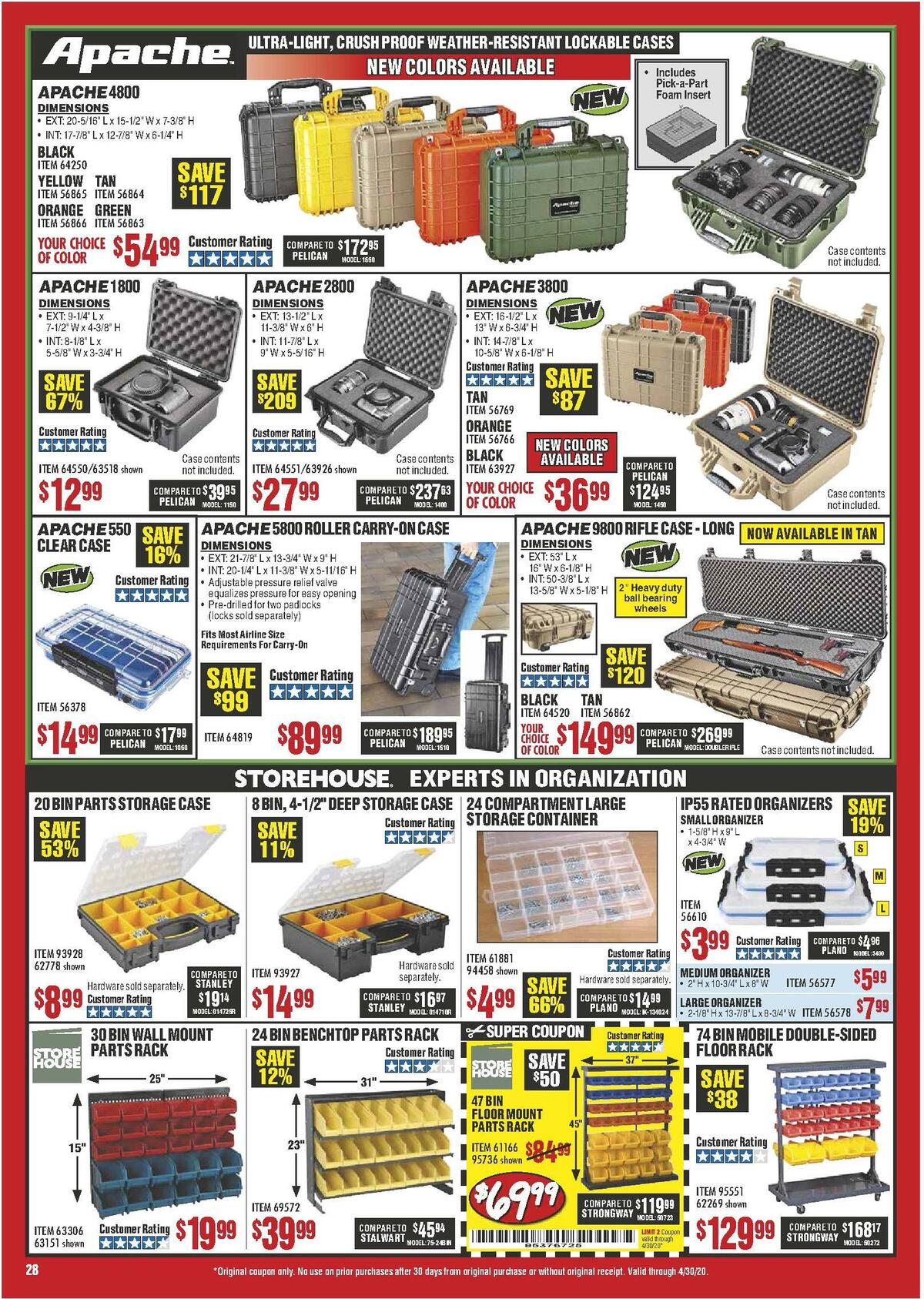 Harbor Freight Tools Weekly Ad from April 1