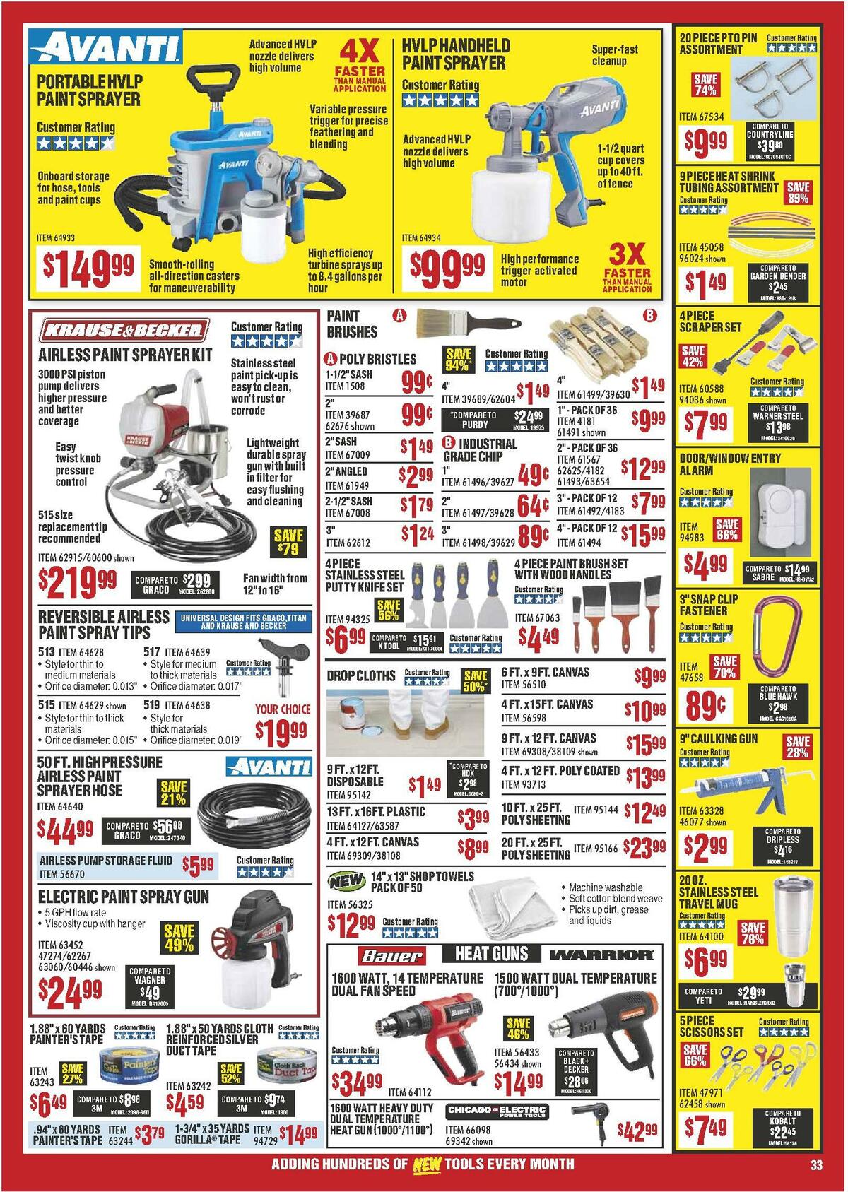 Harbor Freight Tools Weekly Ad from April 1