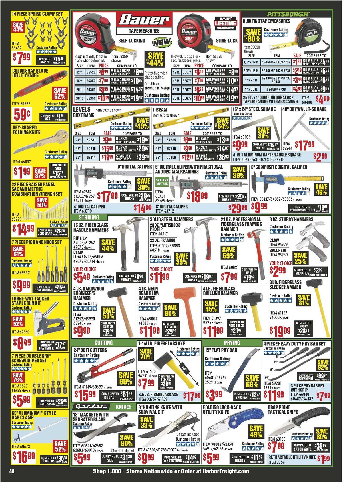 Harbor Freight Tools Weekly Ad from April 1