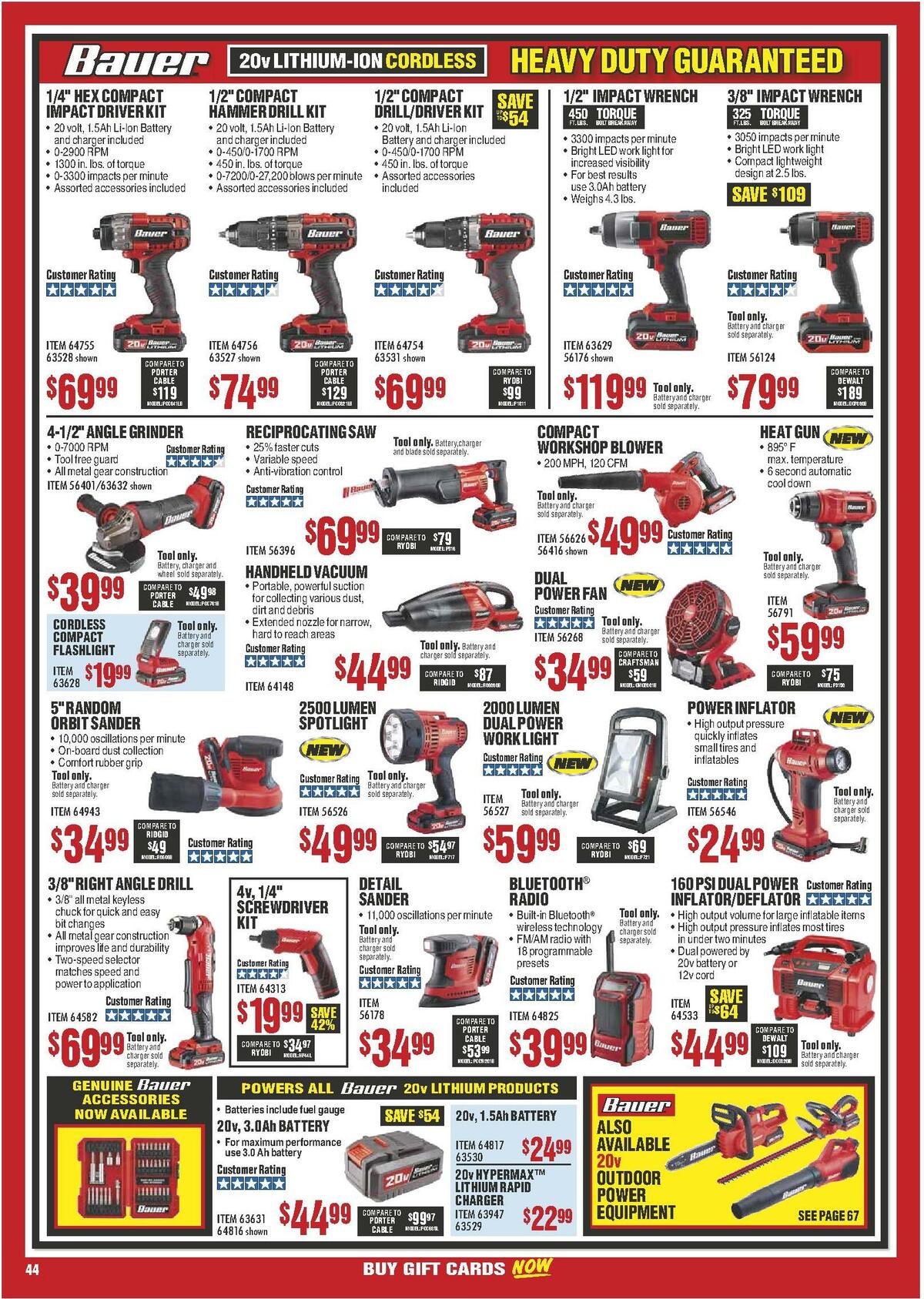 Harbor Freight Tools Weekly Ad from April 1