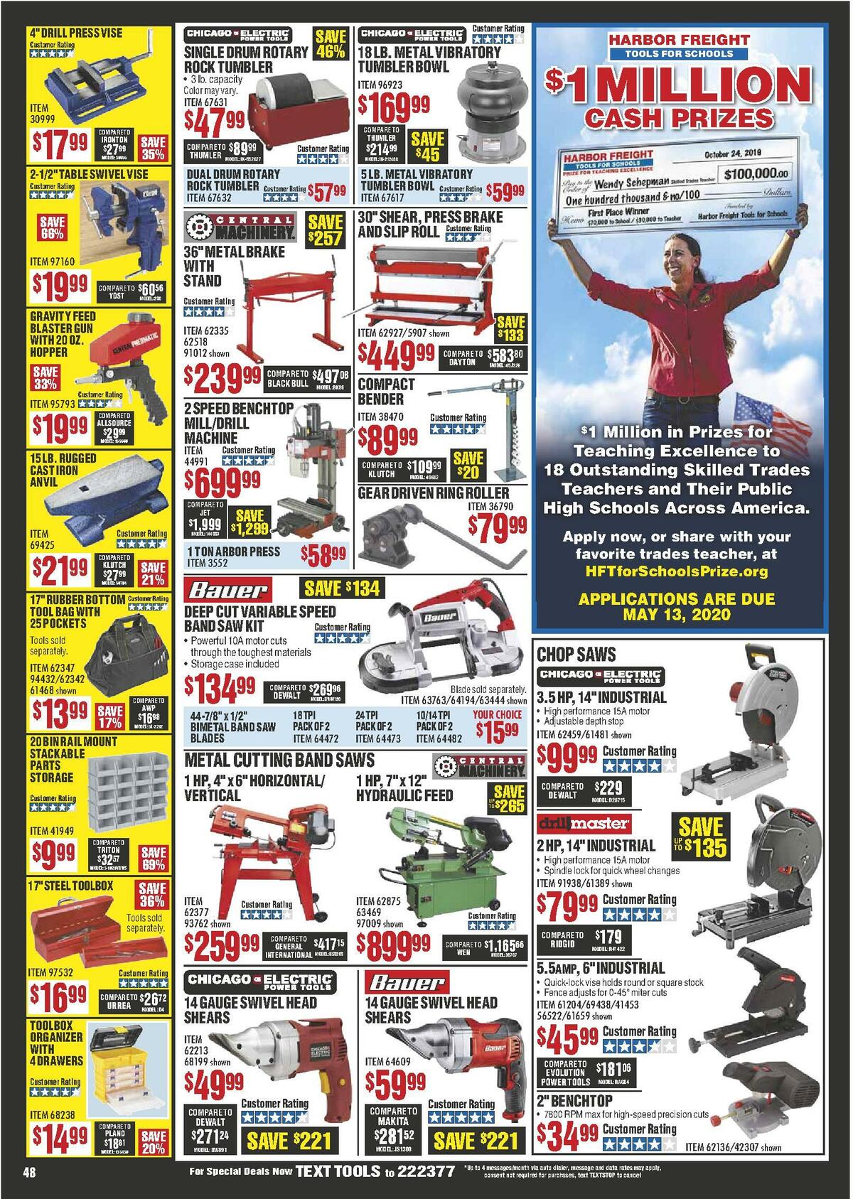 Harbor Freight Tools Weekly Ad from April 1