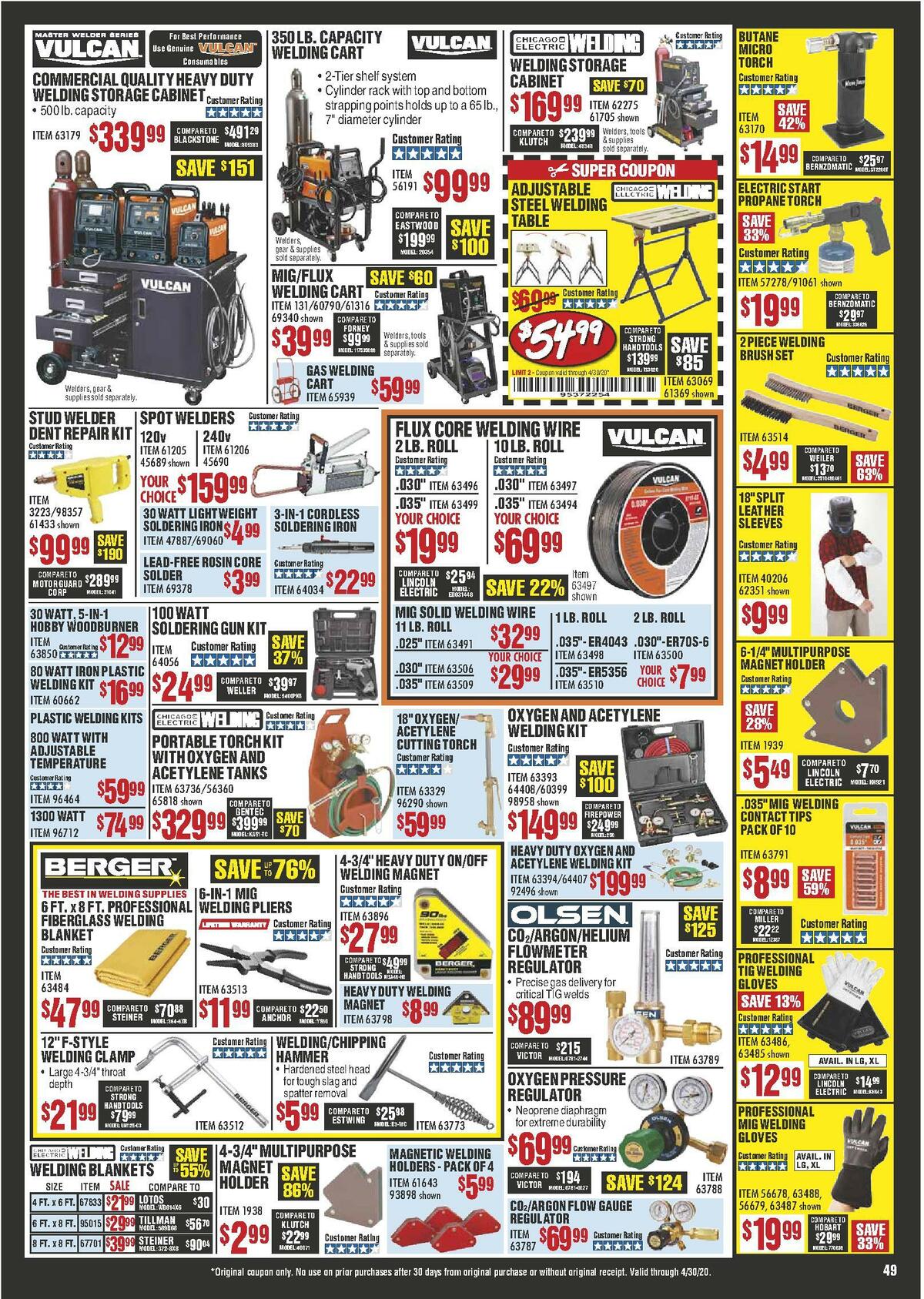 Harbor Freight Tools Weekly Ad from April 1