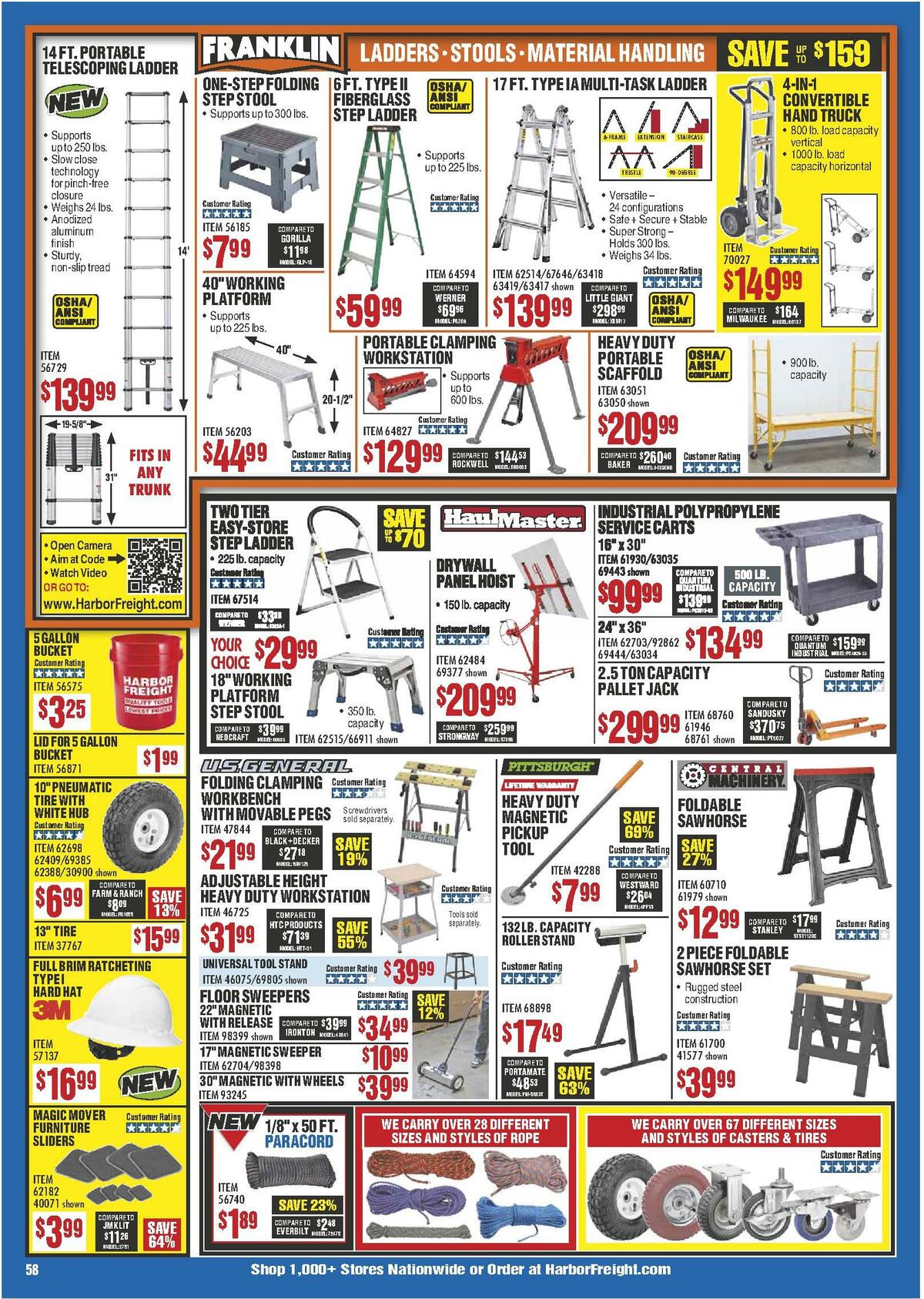 Harbor Freight Tools Weekly Ad from April 1