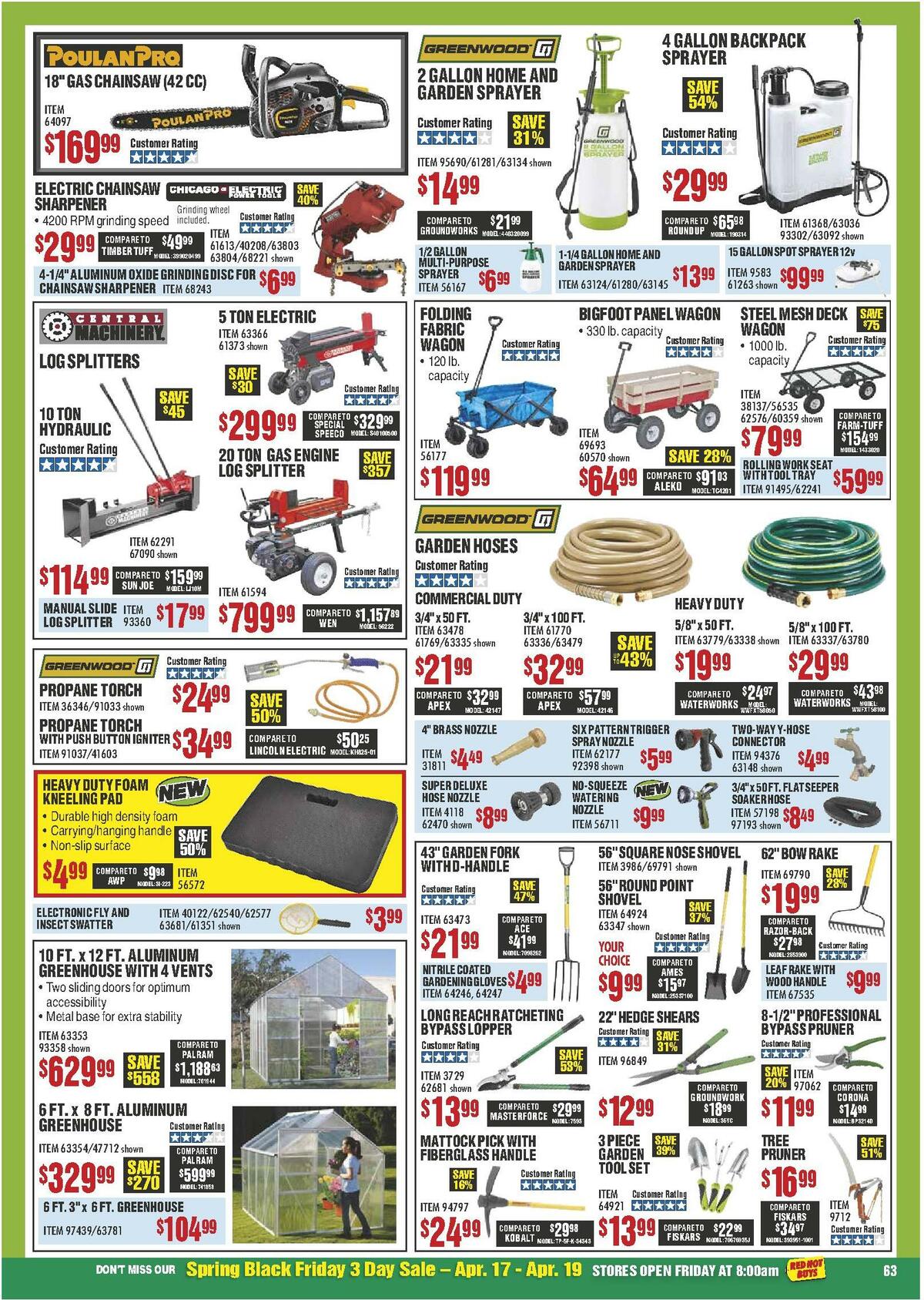 Harbor Freight Tools Weekly Ad from April 1