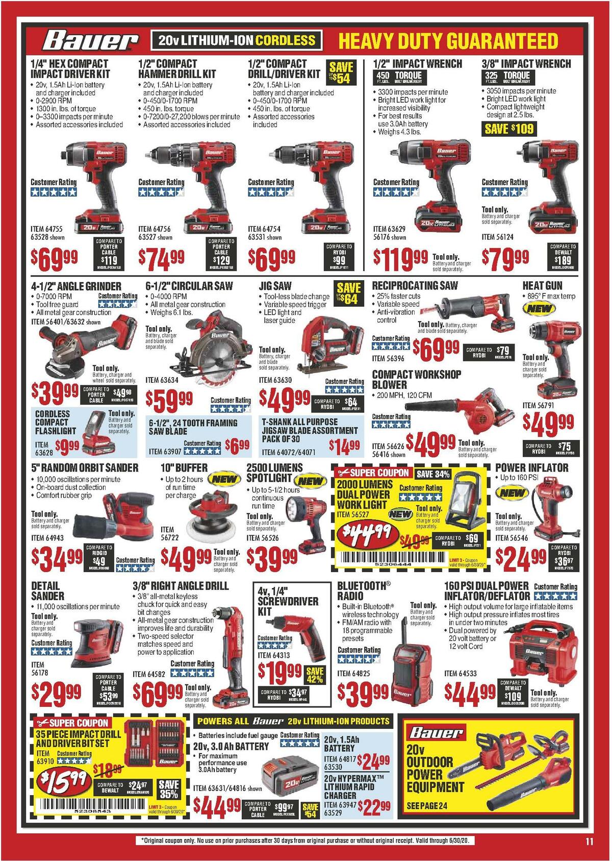 Harbor Freight Tools Weekly Ad from May 1