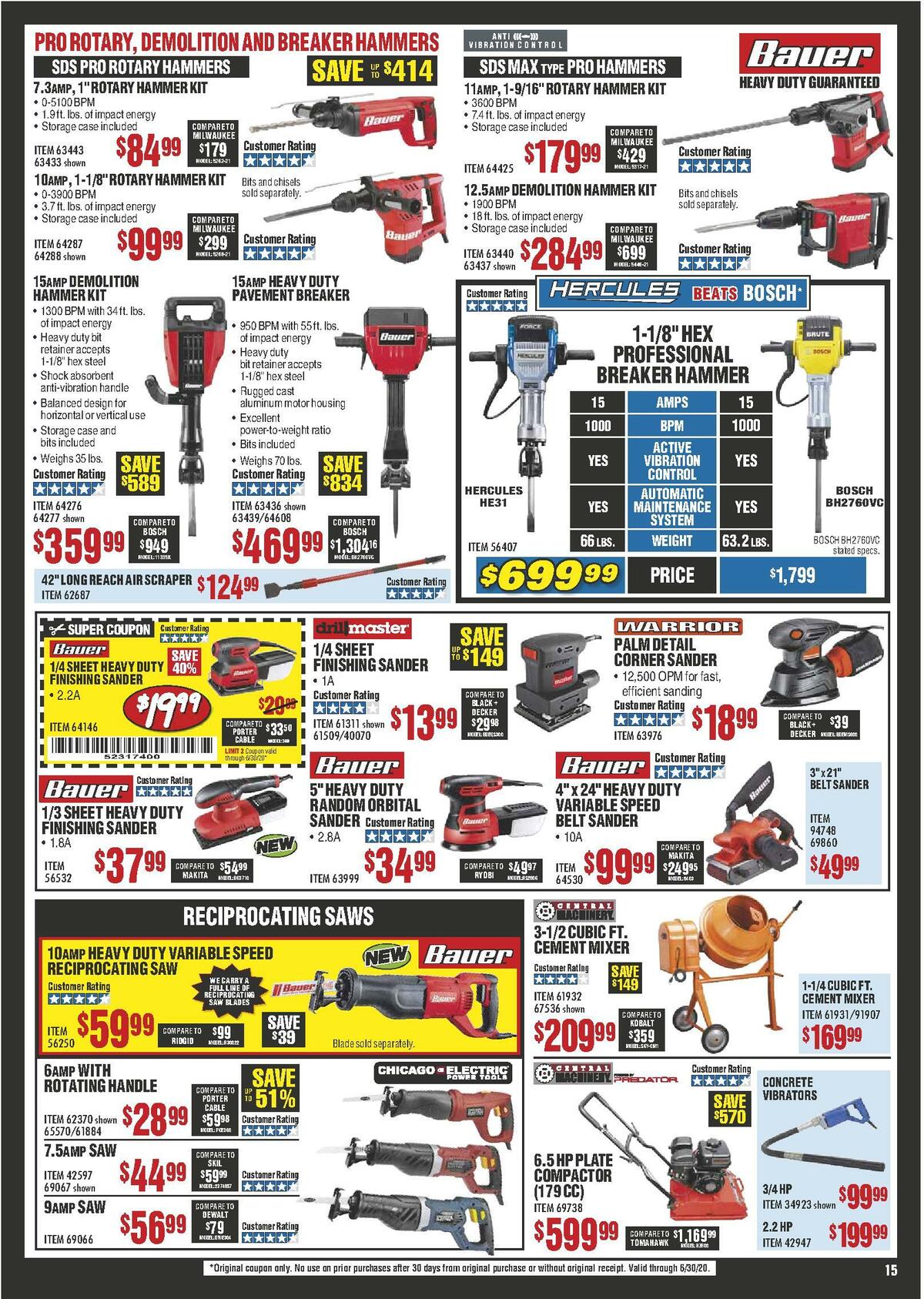 Harbor Freight Tools Weekly Ad from May 1