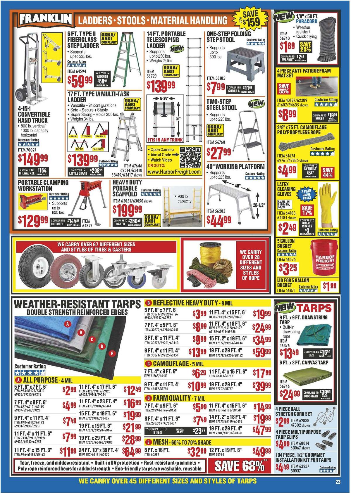 Harbor Freight Tools Weekly Ad from May 1