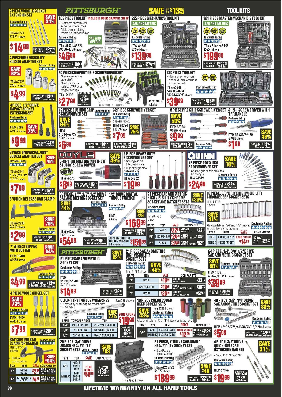 Harbor Freight Tools Weekly Ad from May 1