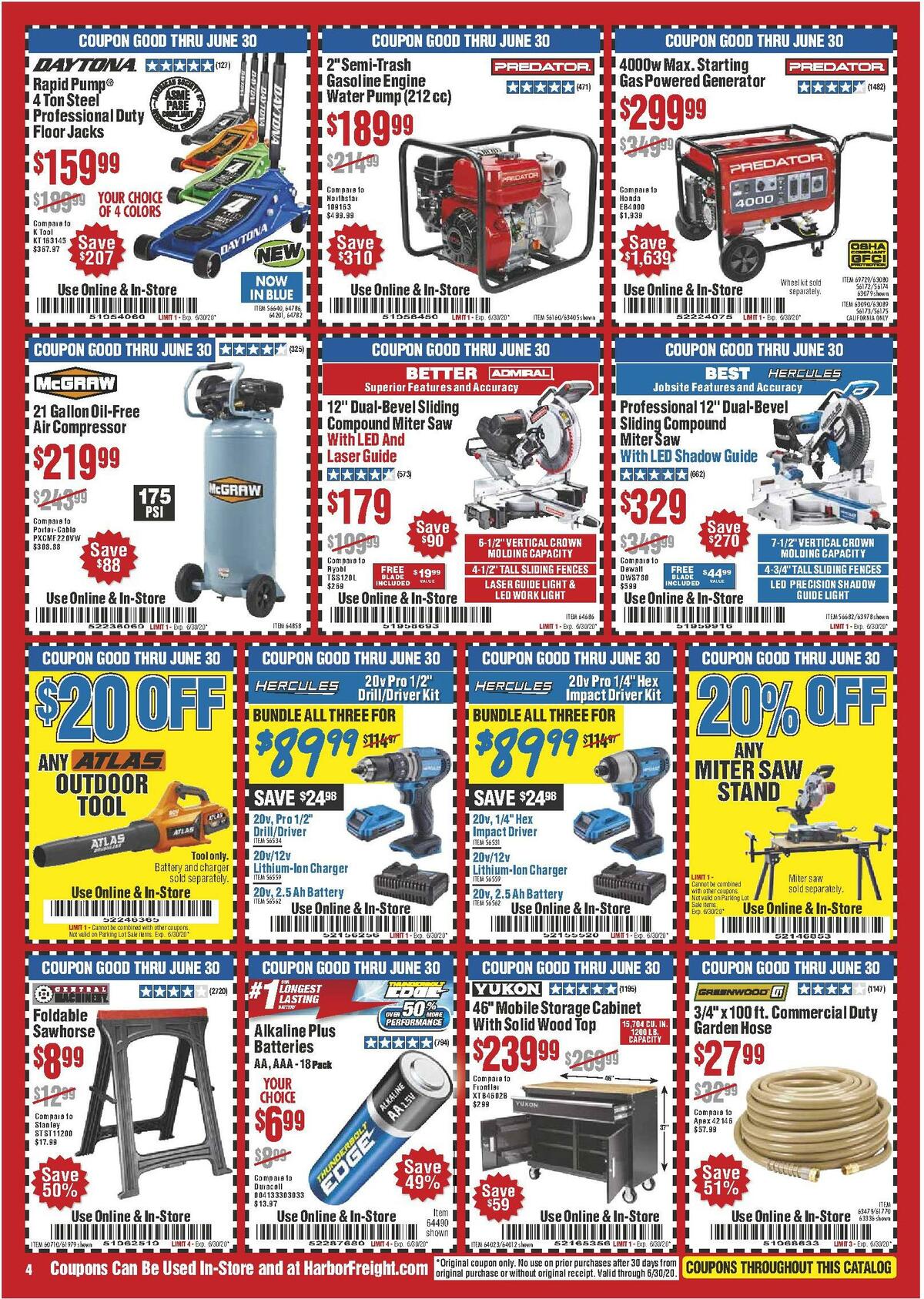 Harbor Freight Tools Weekly Ad from May 1