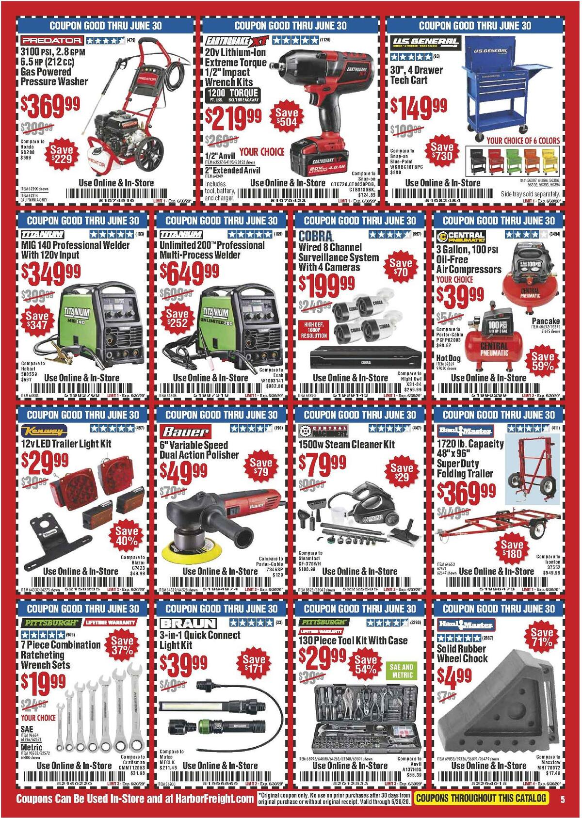 Harbor Freight Tools Weekly Ad from May 1