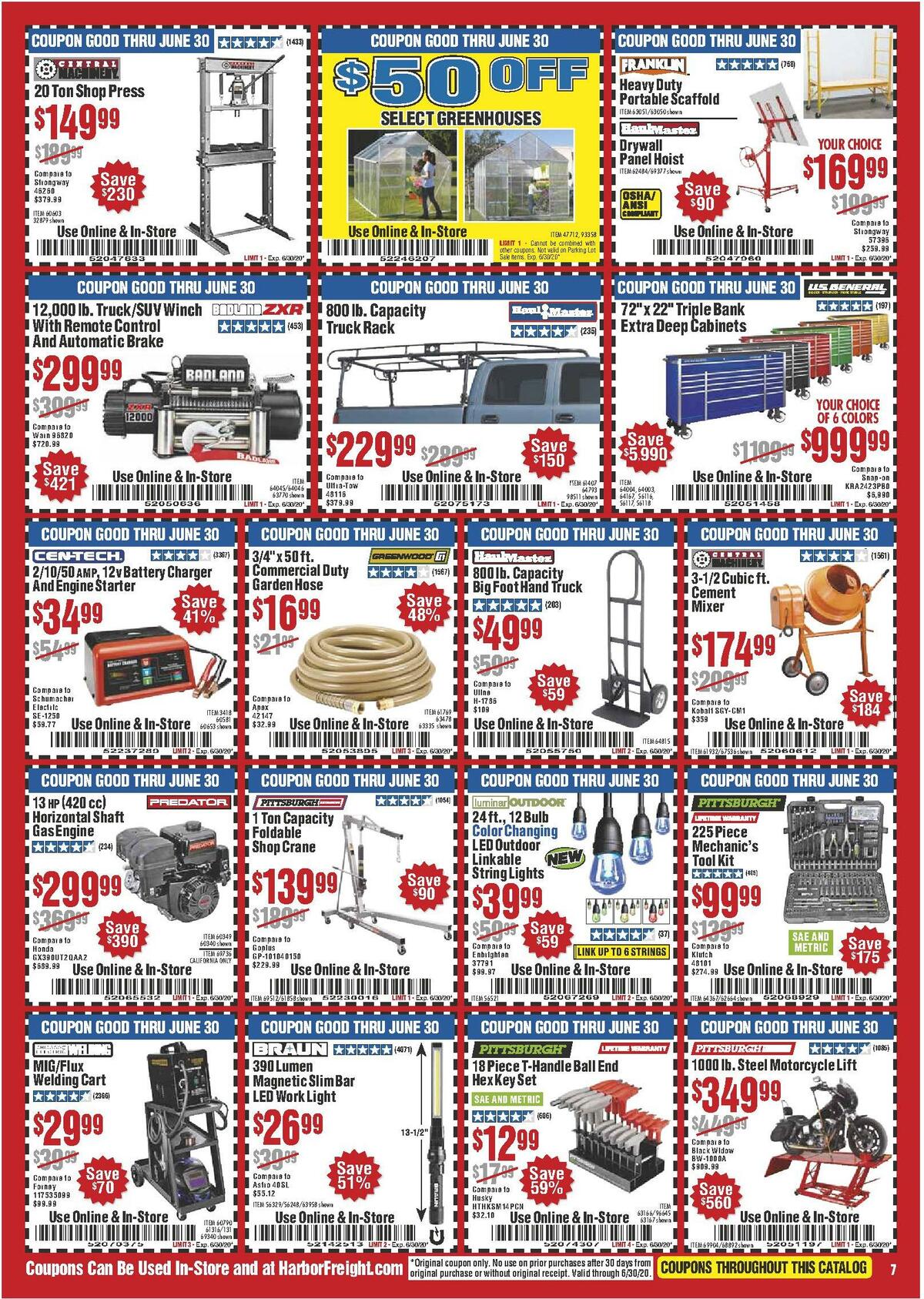 Harbor Freight Tools Weekly Ad from May 1