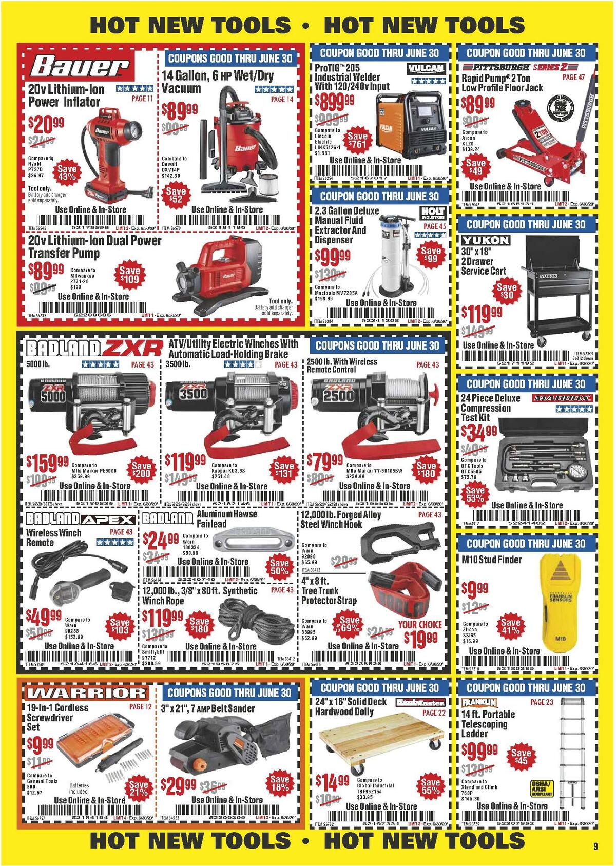 Harbor Freight Tools Weekly Ad from May 1