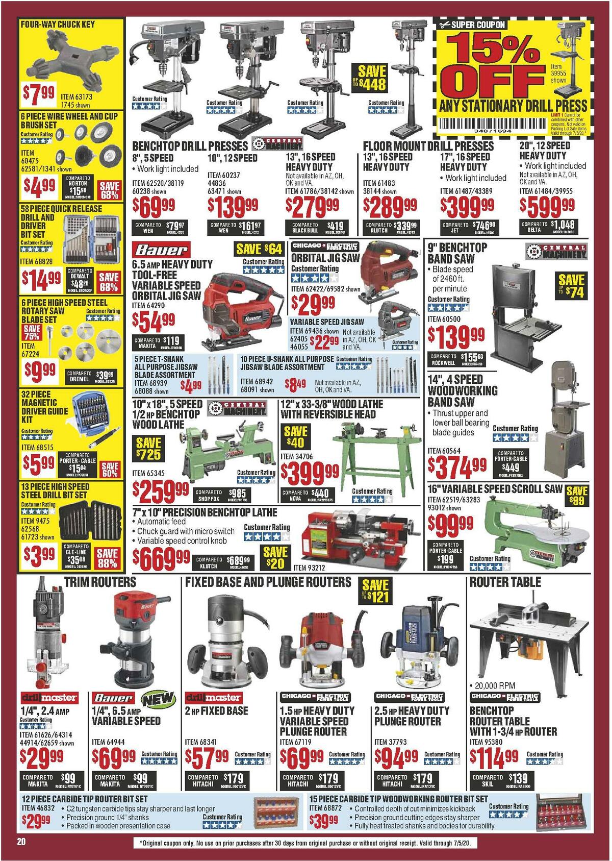 Harbor Freight Tools Weekly Ad from June 1