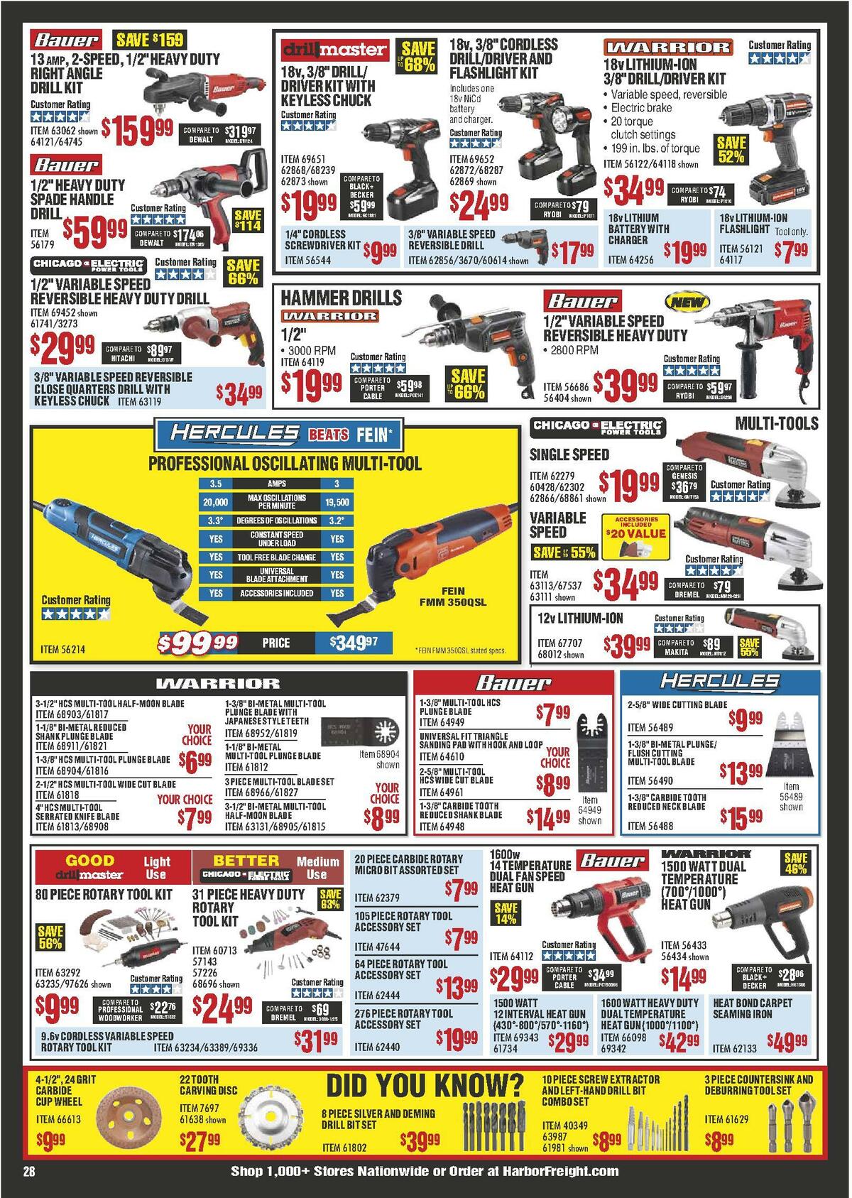 Harbor Freight Tools Weekly Ad from June 1