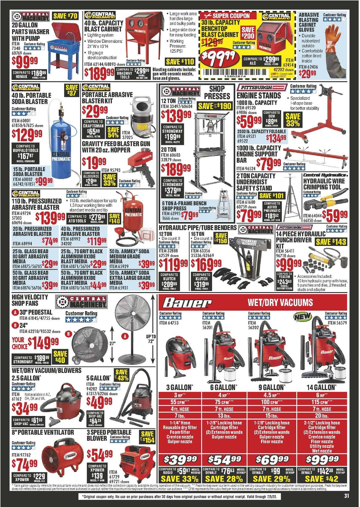 Harbor Freight Tools Weekly Ad from June 1