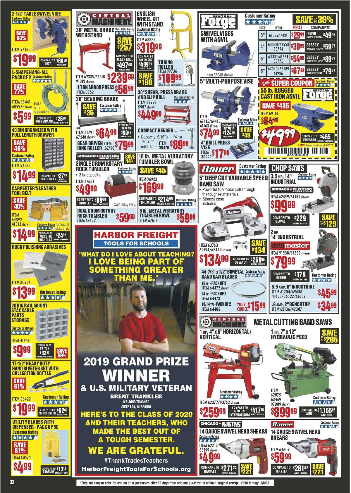 Harbor Freight Tools Weekly Ad from June 1