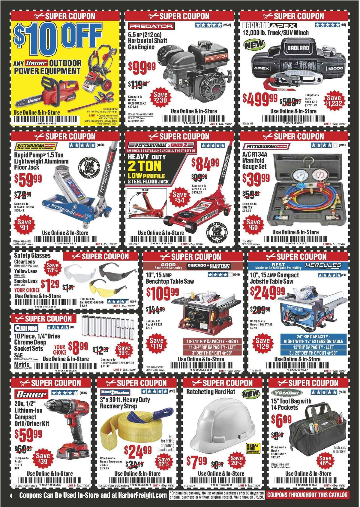 Harbor Freight Tools Weekly Ad from June 1