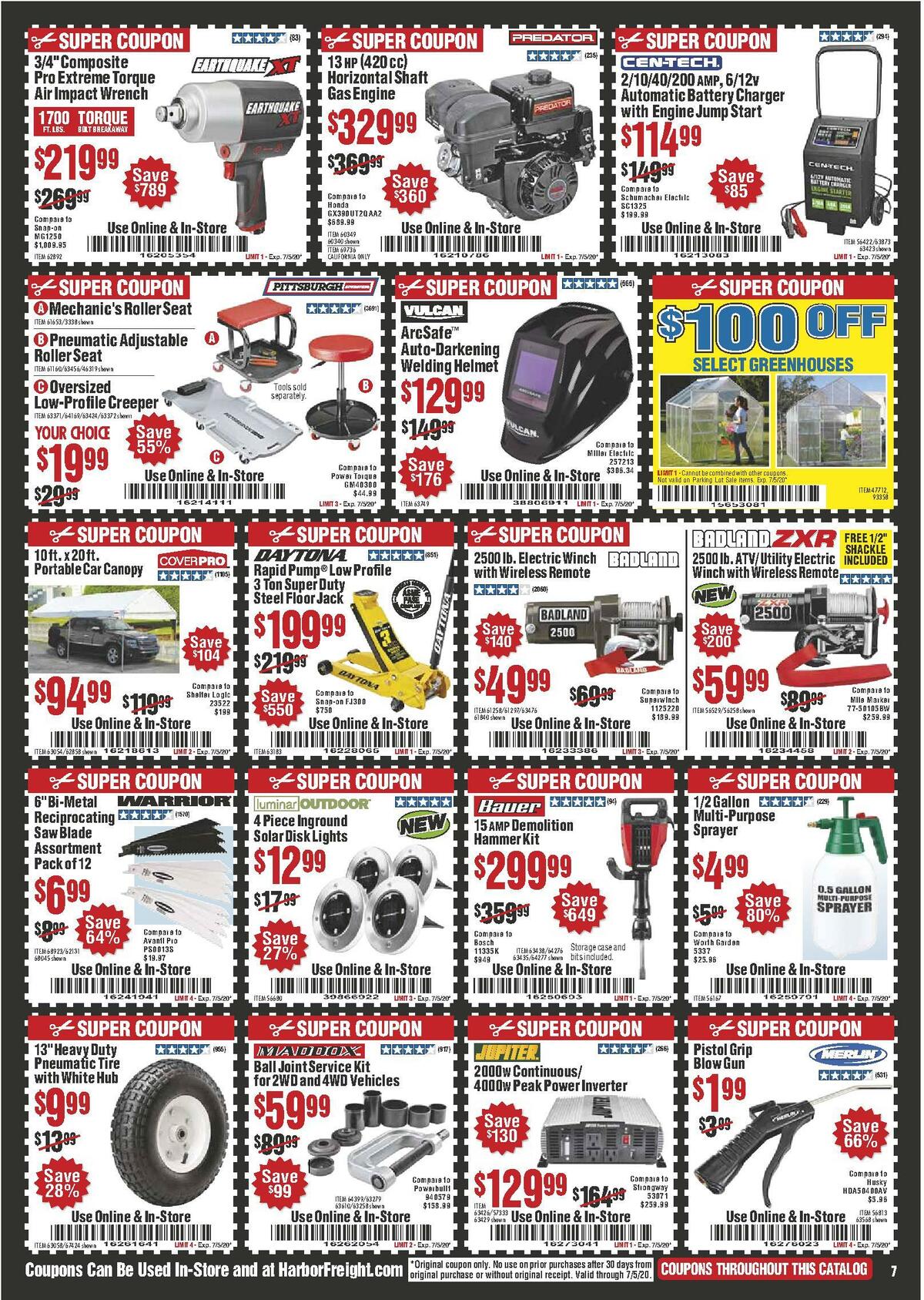 Harbor Freight Tools Weekly Ad from June 1