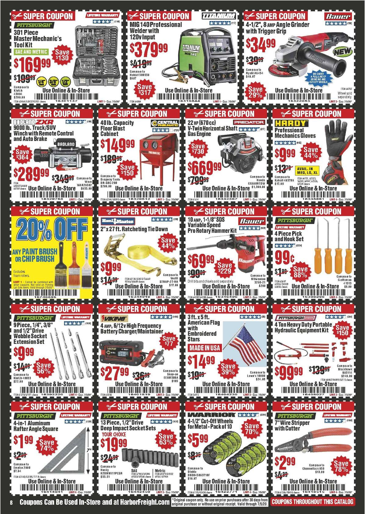 Harbor Freight Tools Weekly Ad from June 1