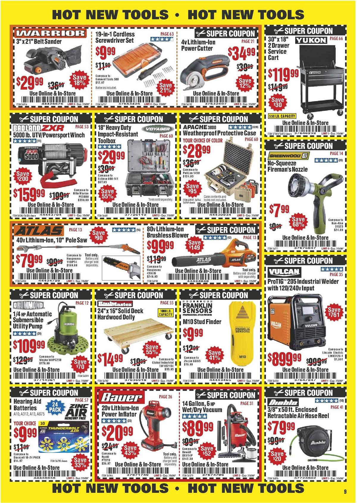 Harbor Freight Tools Weekly Ad from June 1