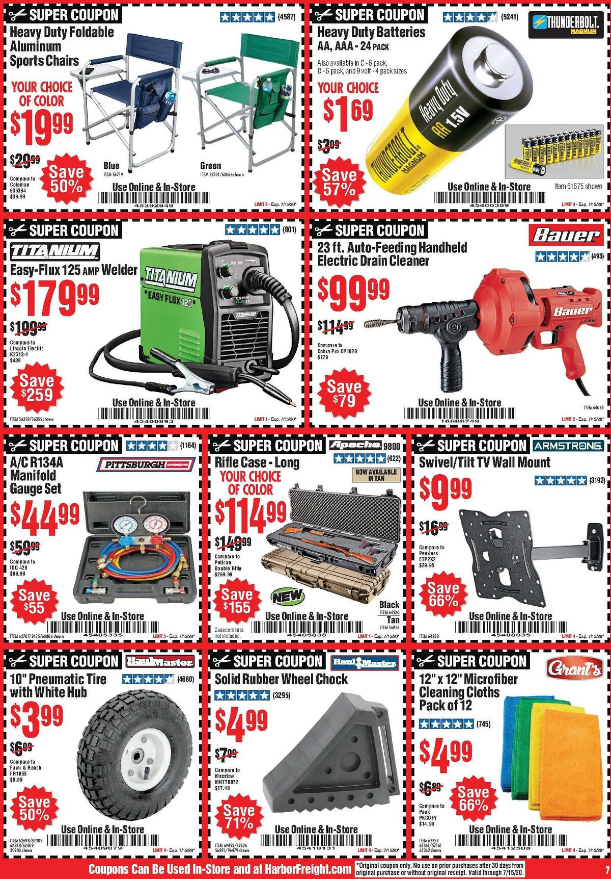 Harbor Freight Tools Weekly Ad from July 1