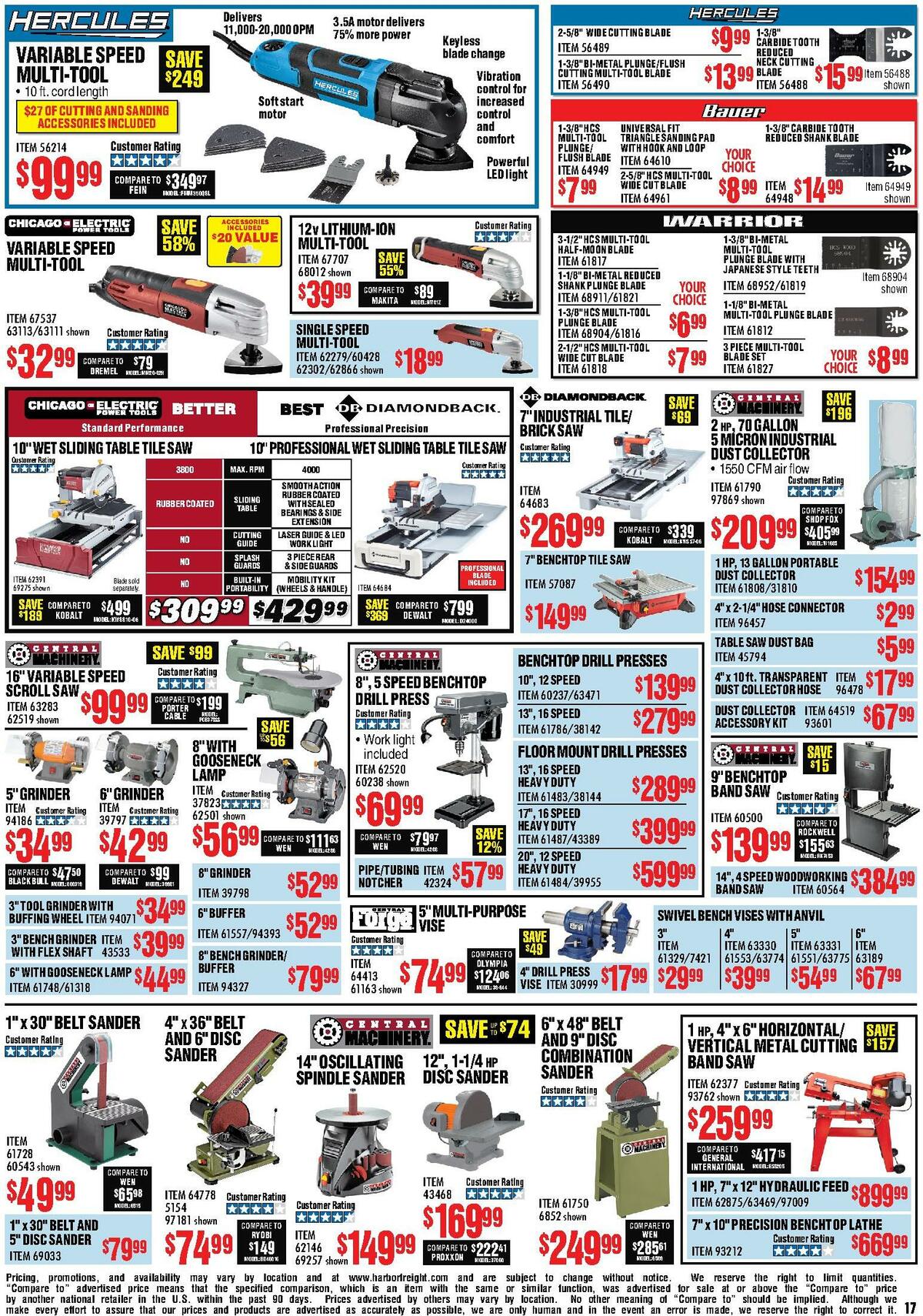 Harbor Freight Tools Weekly Ad from July 16