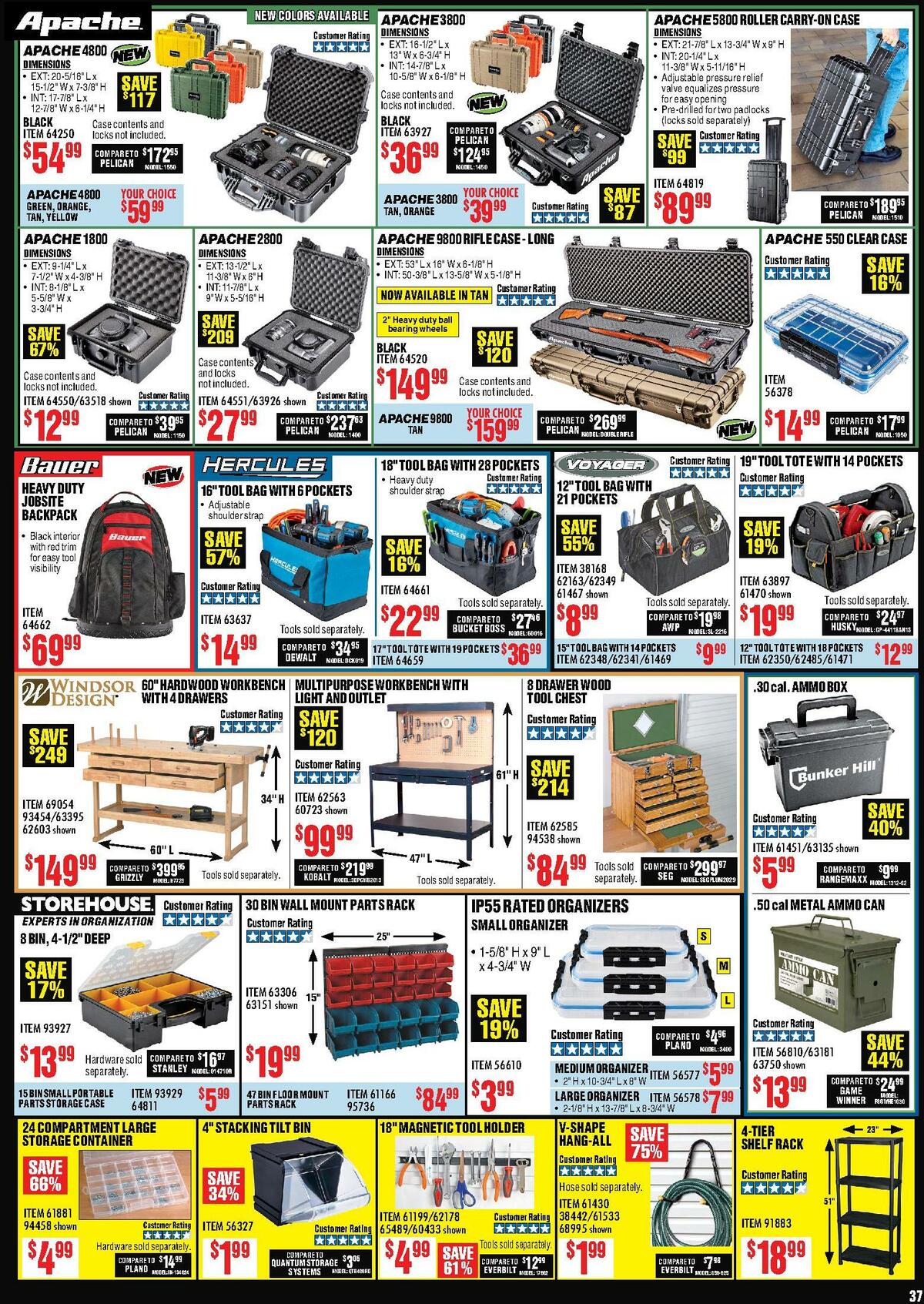 Harbor Freight Tools Weekly Ad from August 1