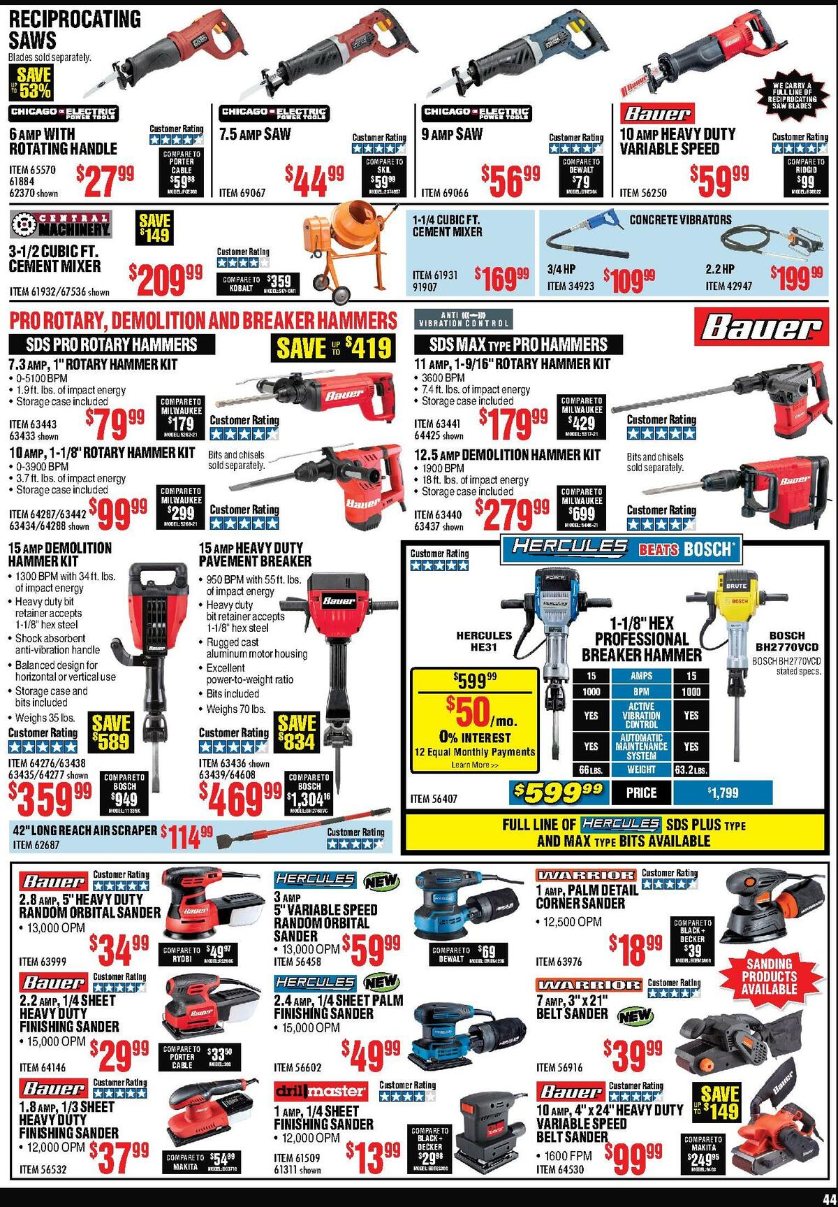 Harbor Freight Tools Weekly Ad from August 1