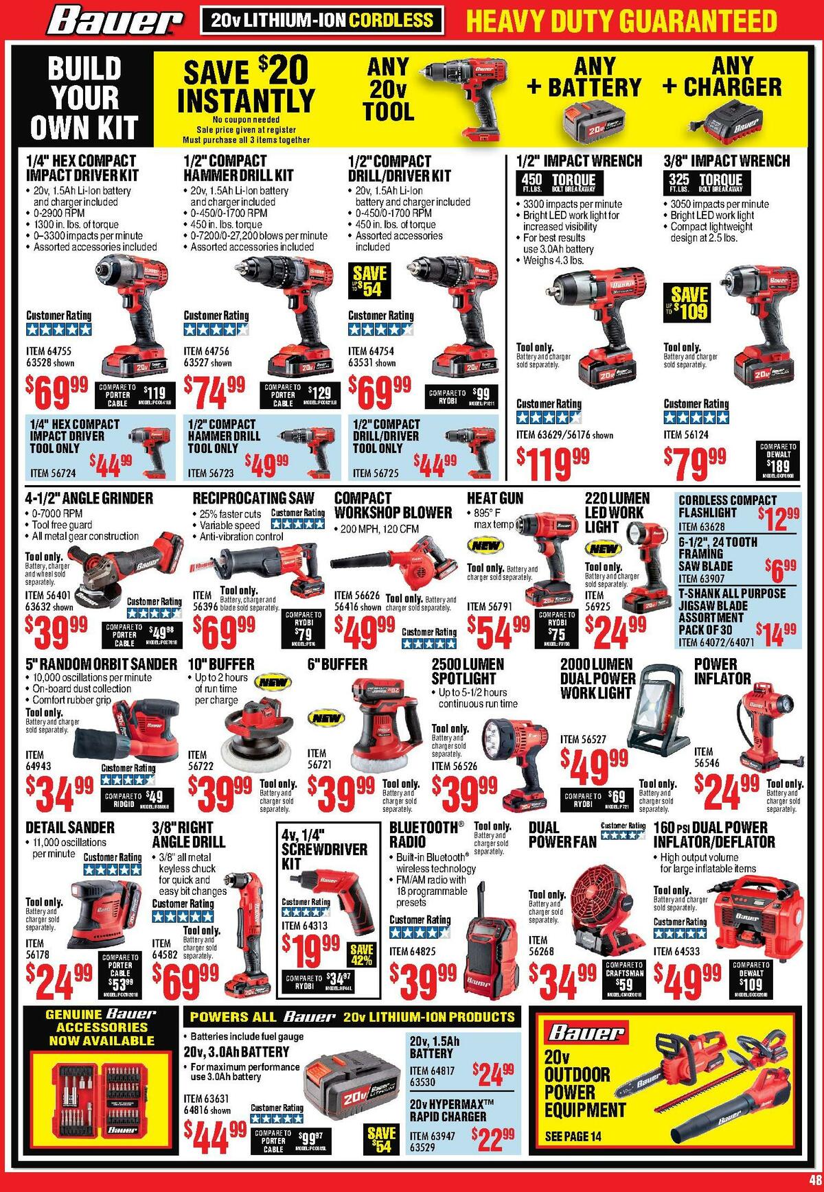 Harbor Freight Tools Weekly Ad from August 1