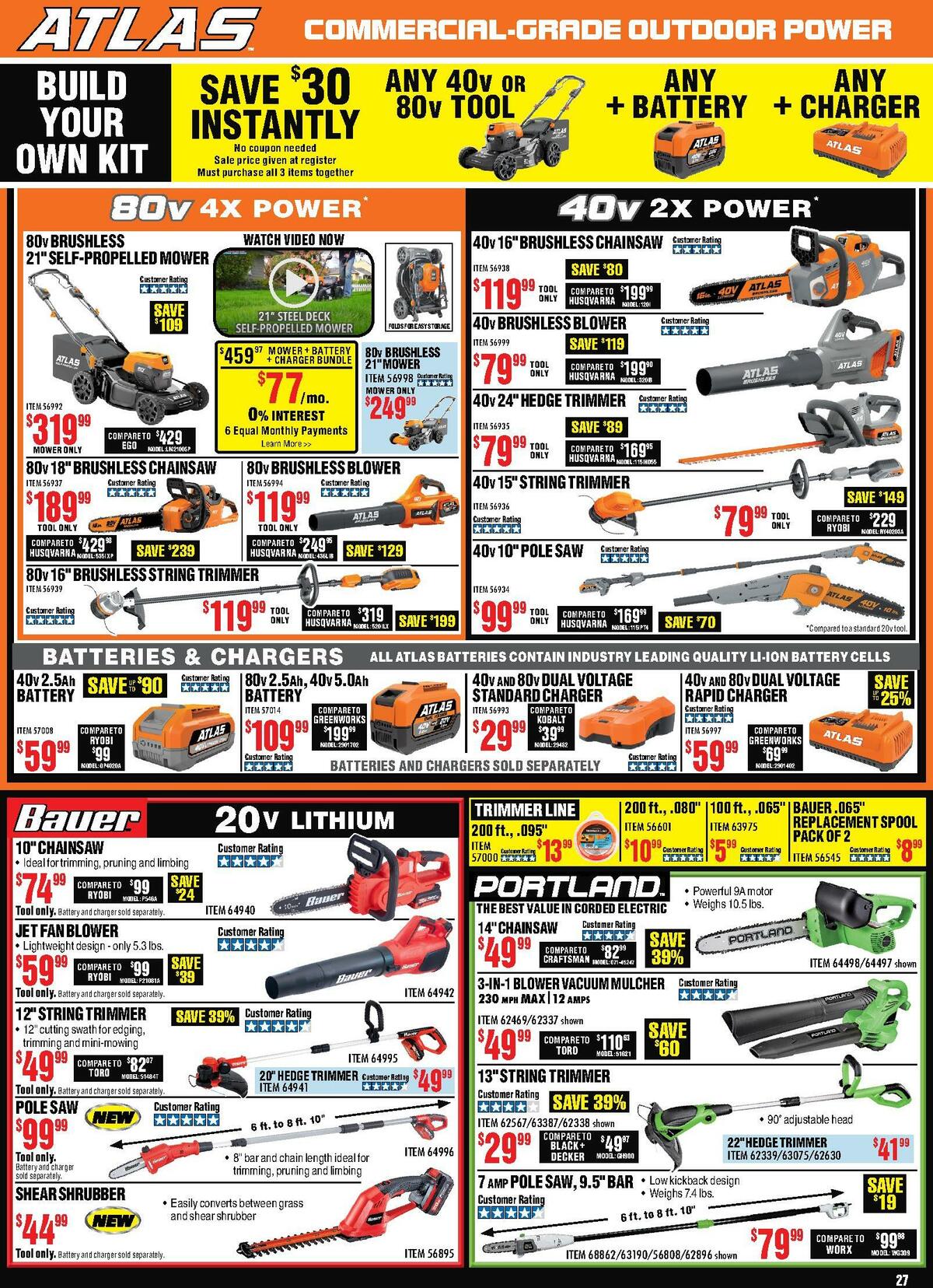 Harbor Freight Tools Weekly Ad from September 1