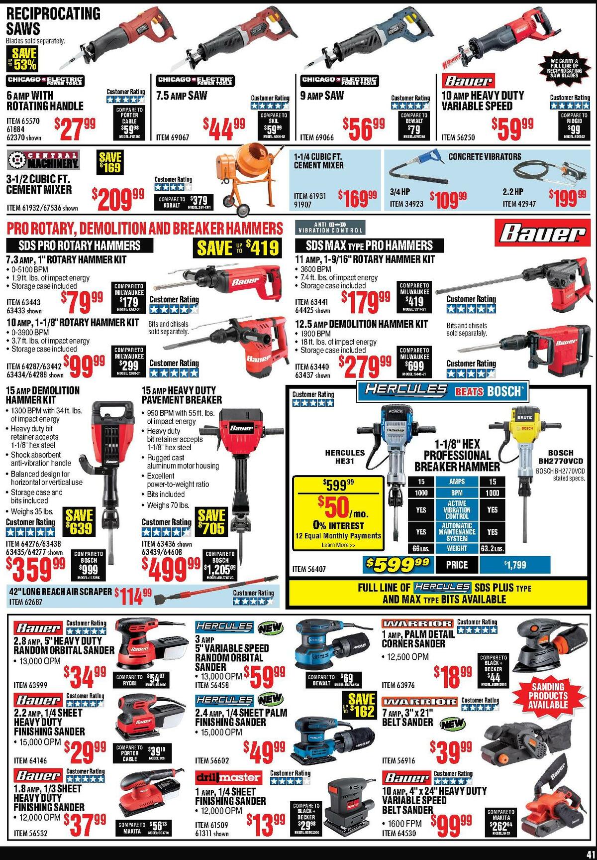 Harbor Freight Tools Weekly Ad from September 1