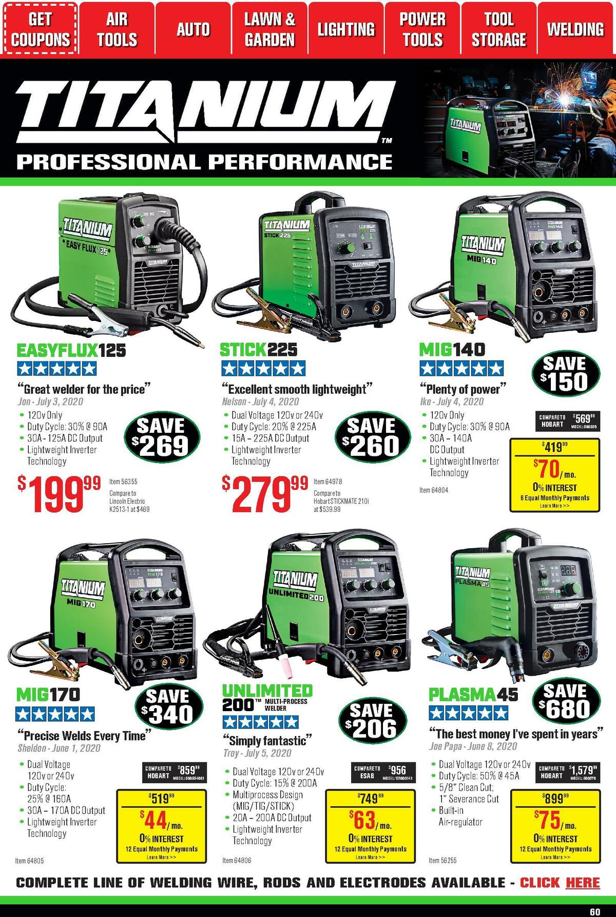 Harbor Freight Tools Weekly Ad from October 1