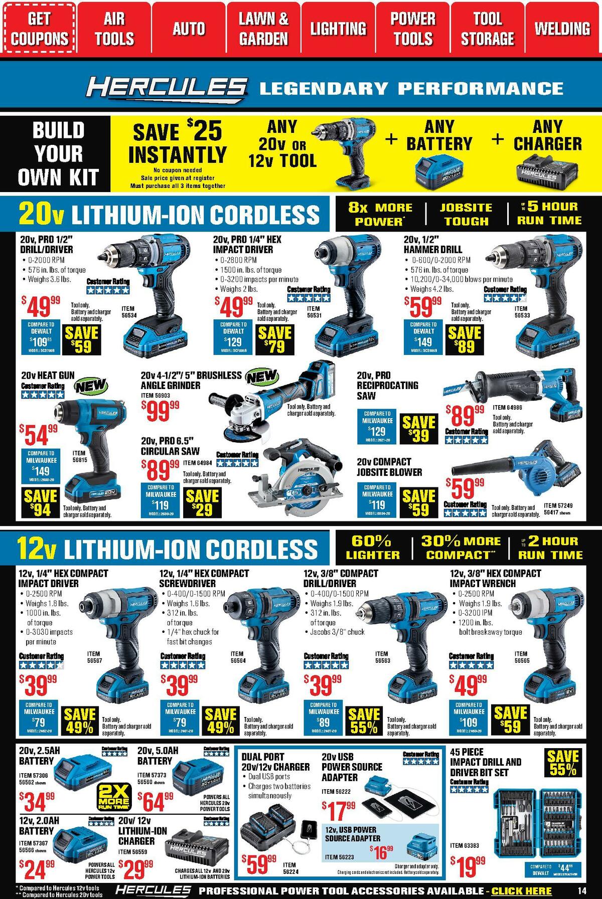 Harbor Freight Tools Weekly Ad from November 1