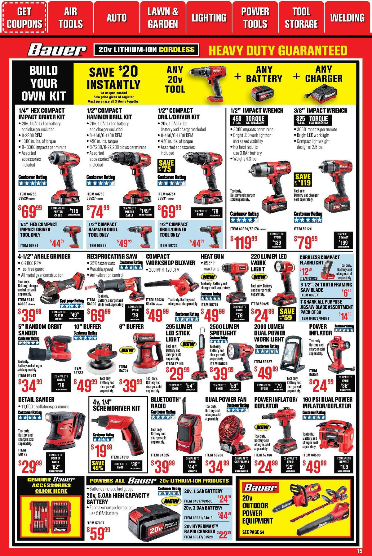 Harbor Freight Tools Weekly Ad from November 1