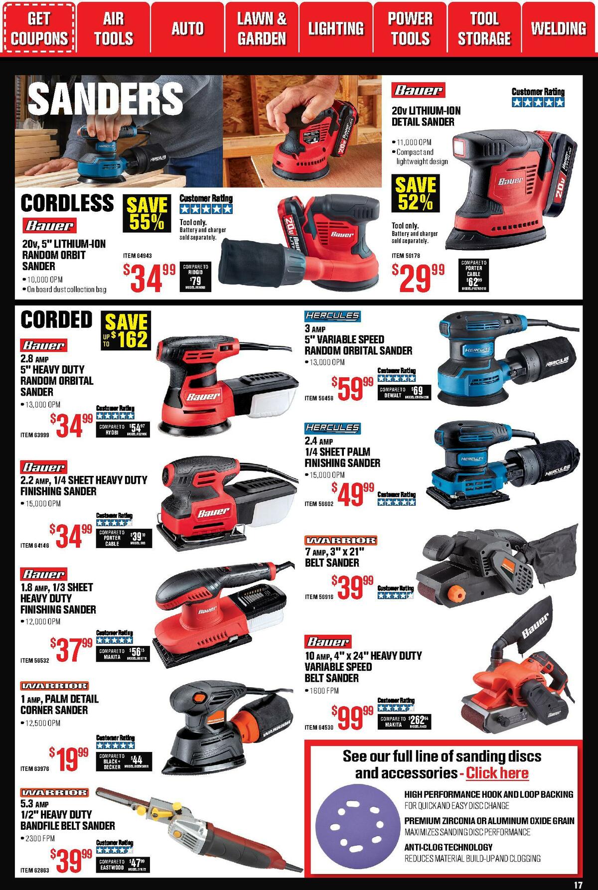 Harbor Freight Tools Weekly Ad from November 1