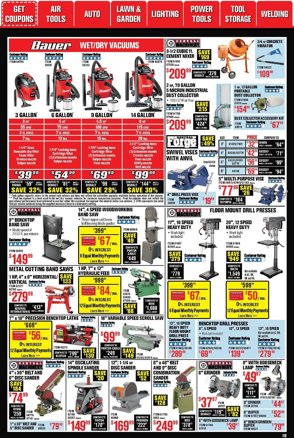 Harbor Freight Tools Weekly Ad from November 1