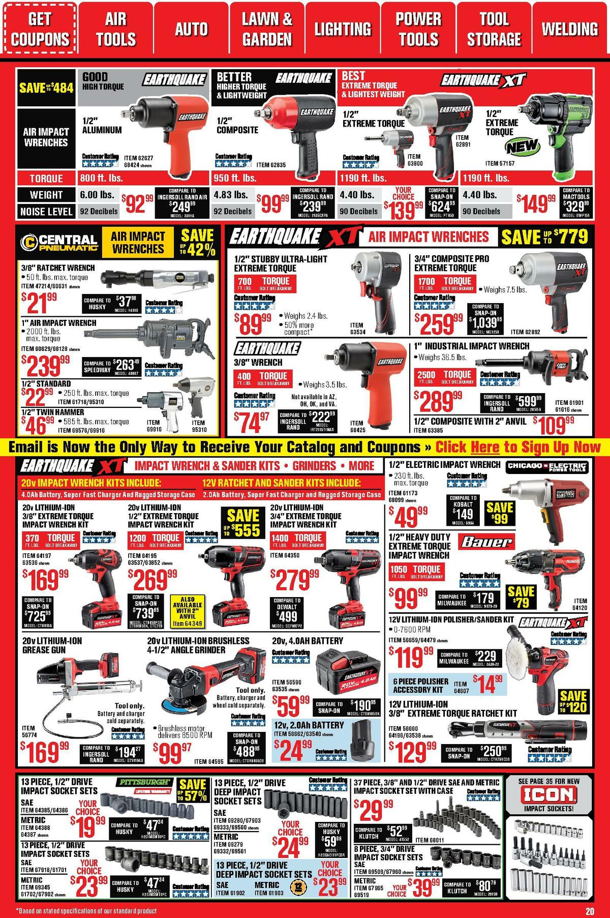 Harbor Freight Tools Weekly Ad from November 1