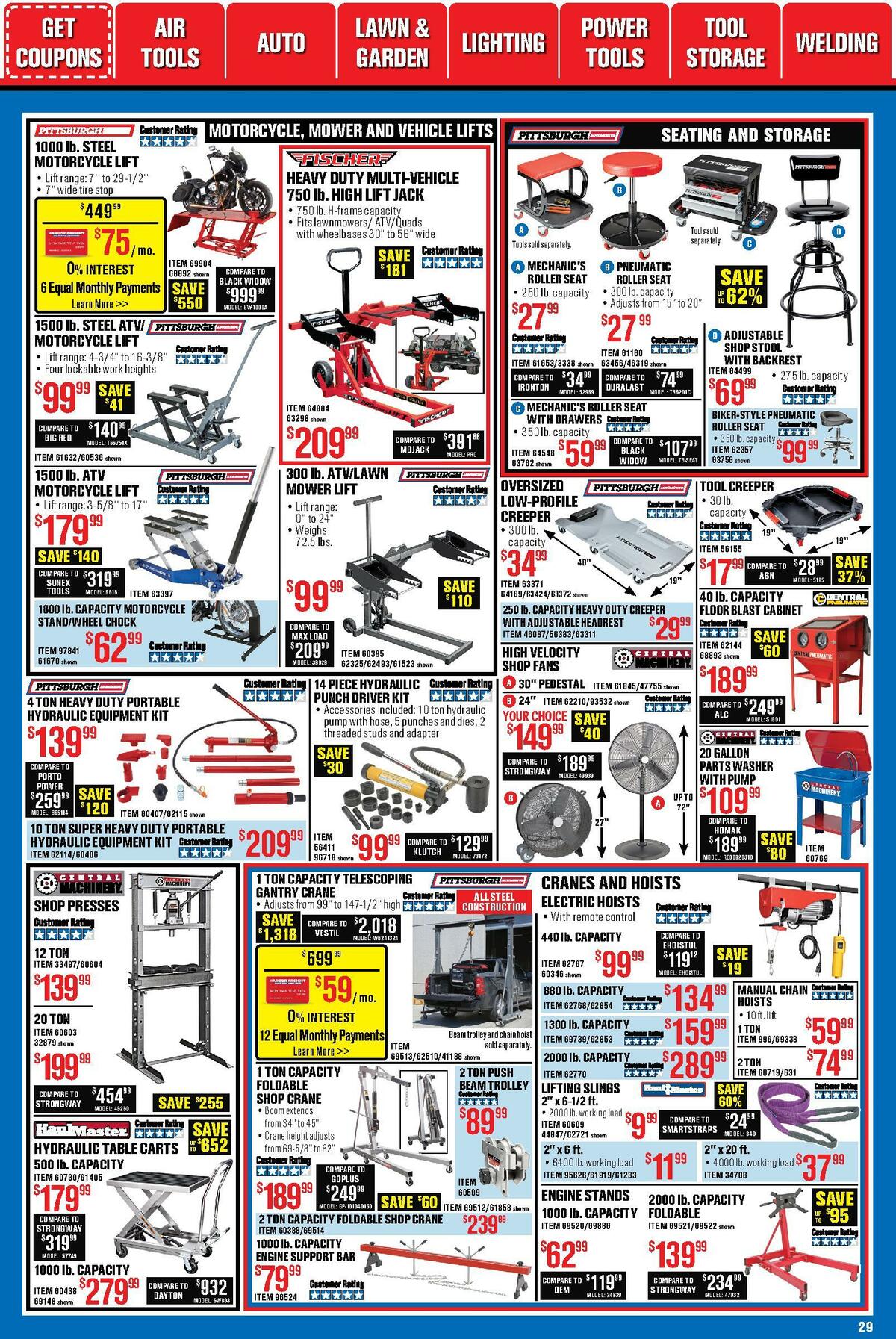 Harbor Freight Tools Weekly Ad from November 1