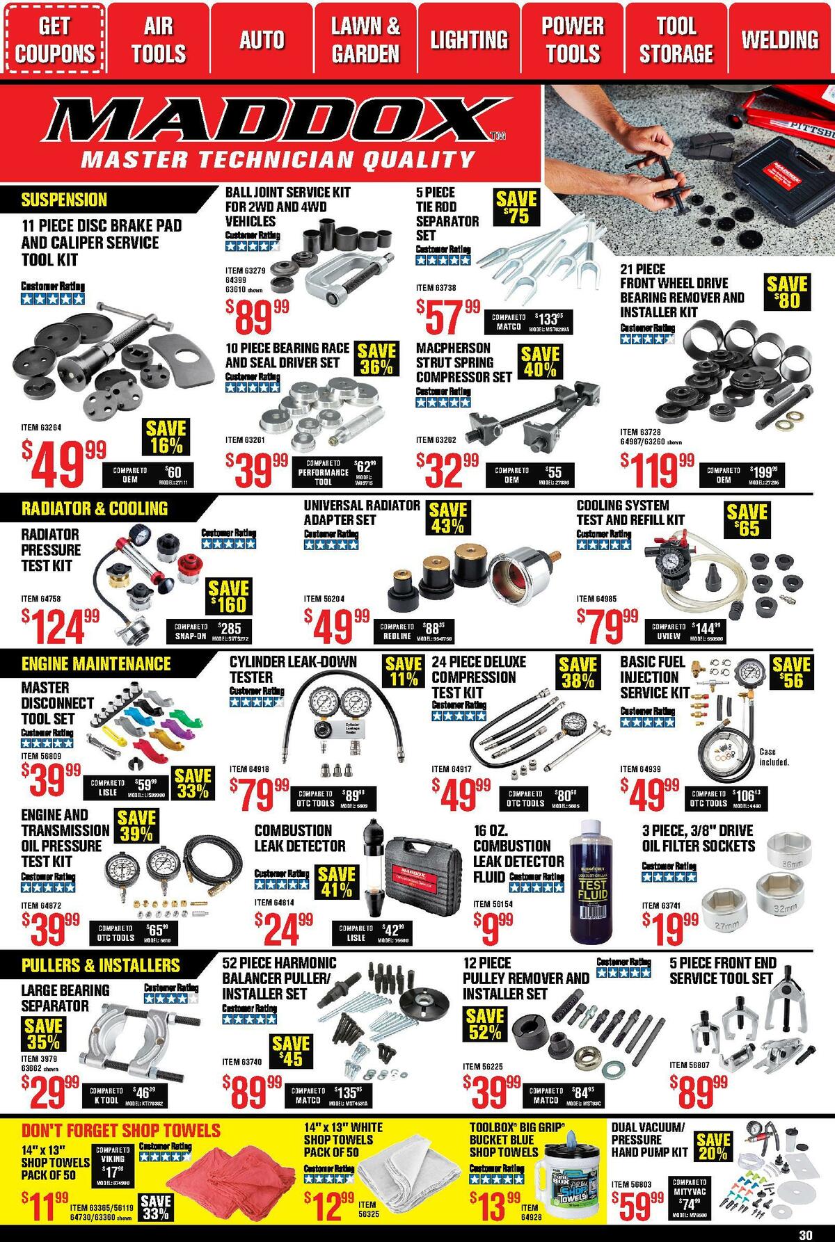 Harbor Freight Tools Weekly Ad from November 1