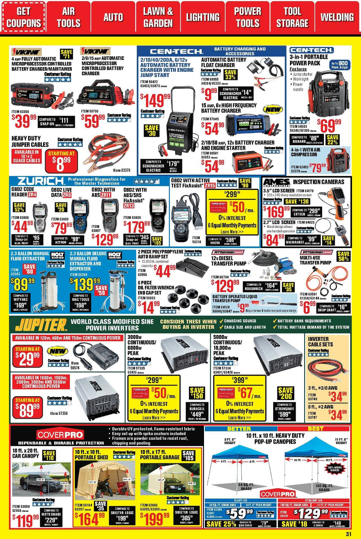 Harbor Freight Tools Weekly Ad from November 1